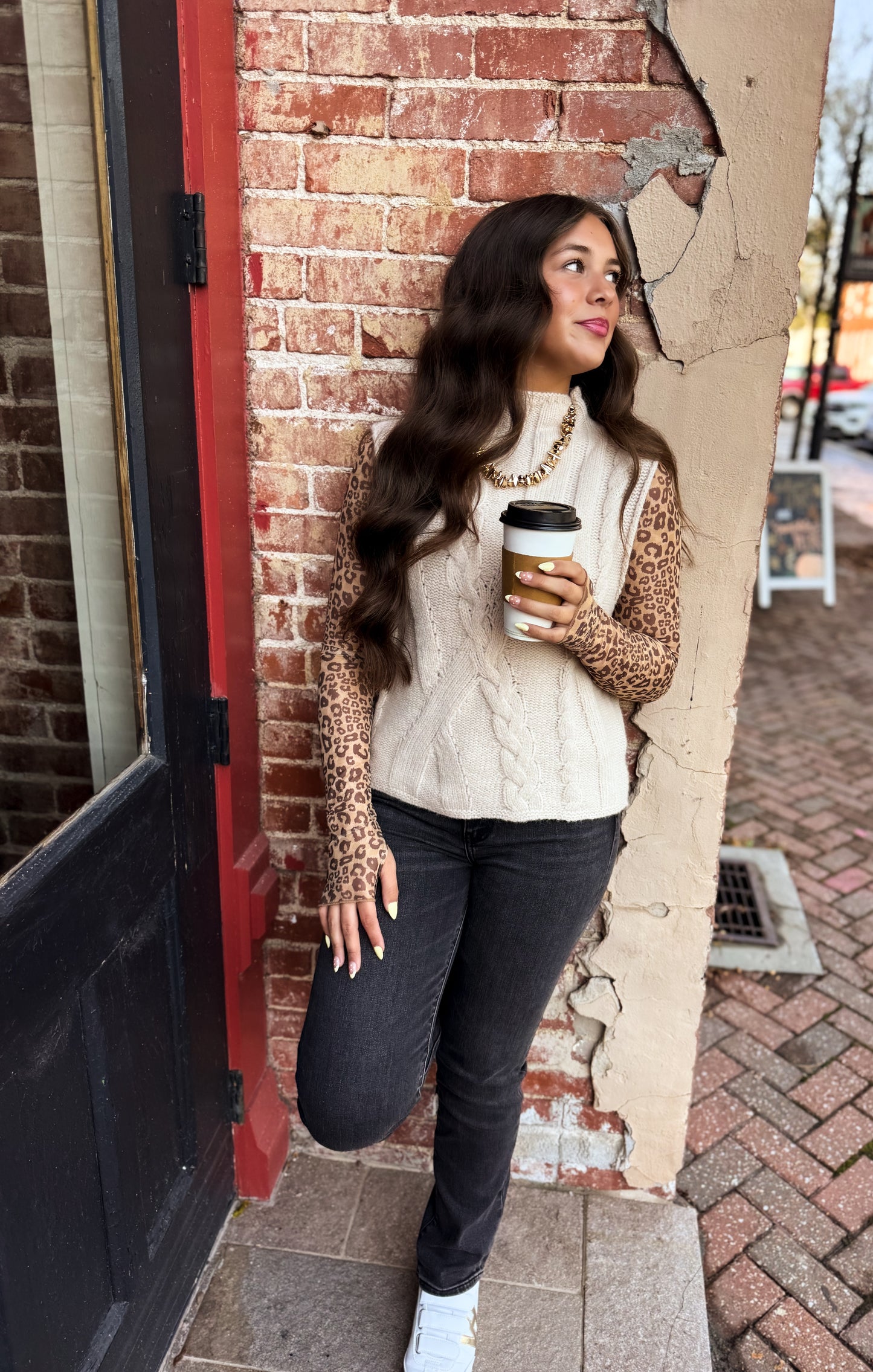 Cozy Cable Knit Tank