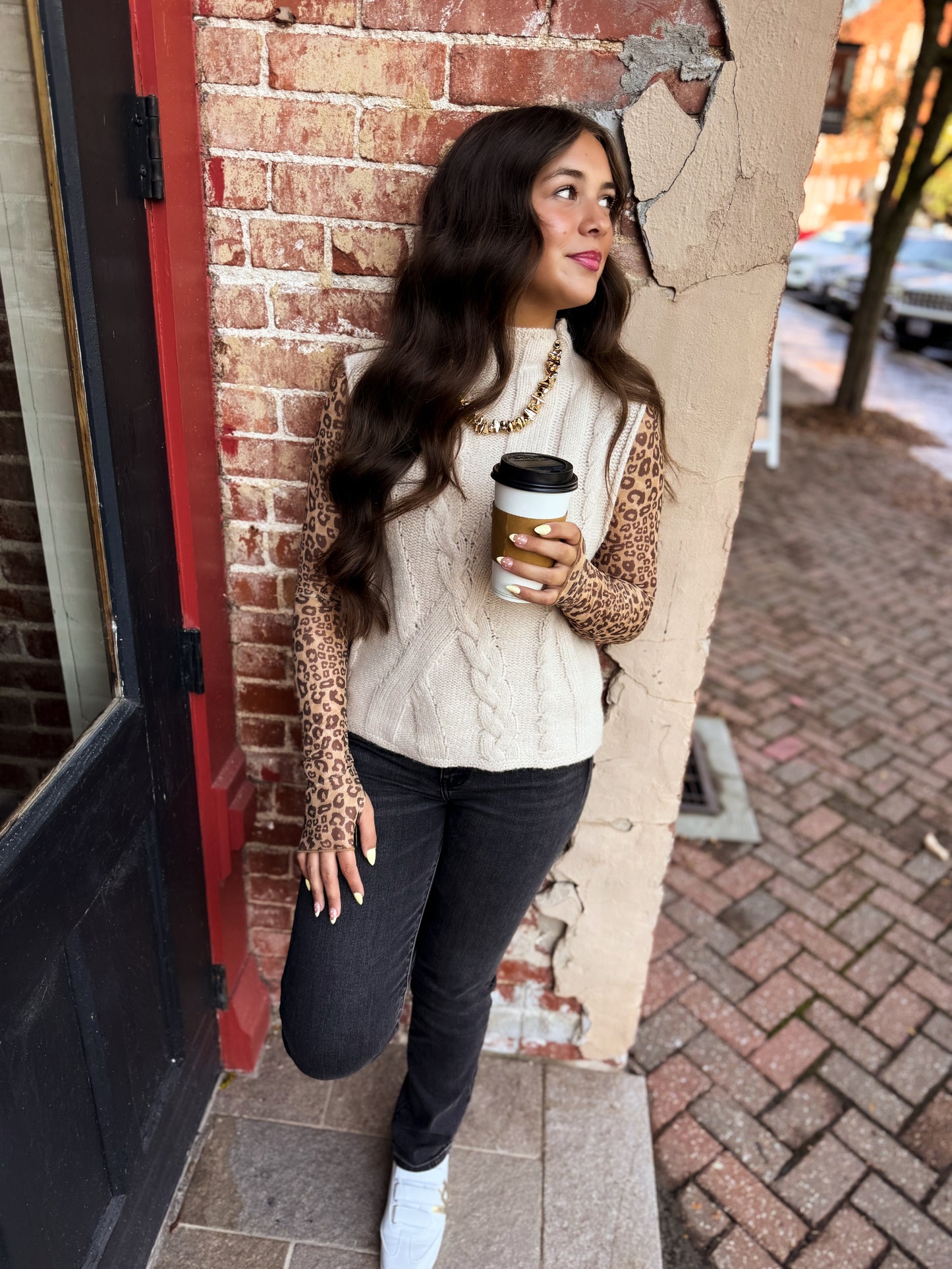 Cozy Cable Knit Tank