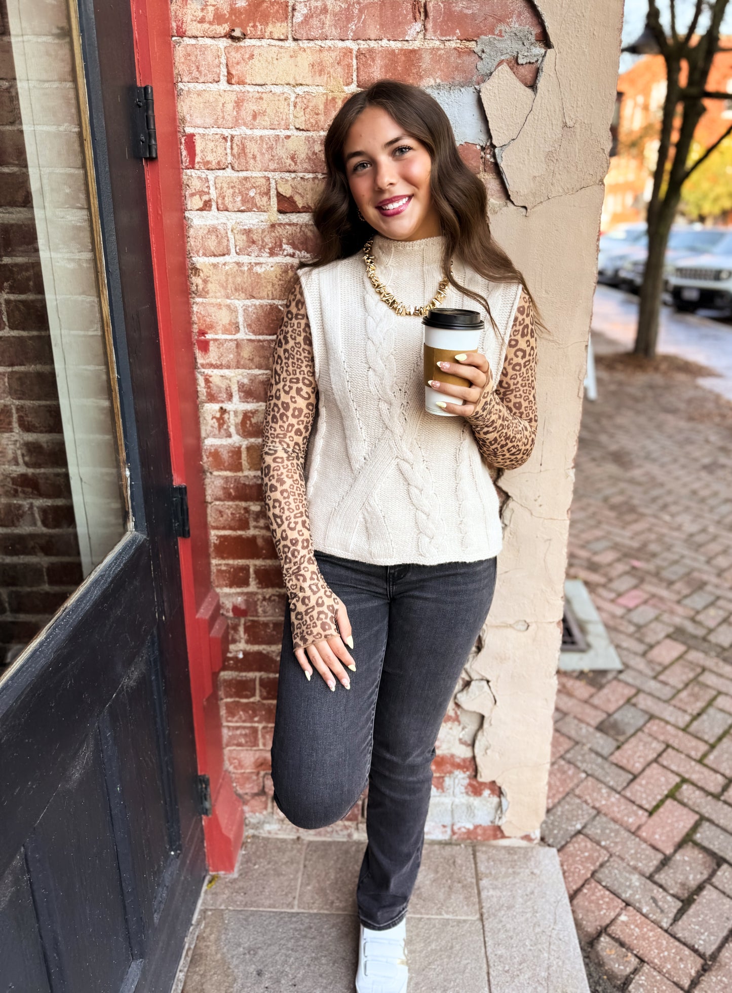 Cozy Cable Knit Tank