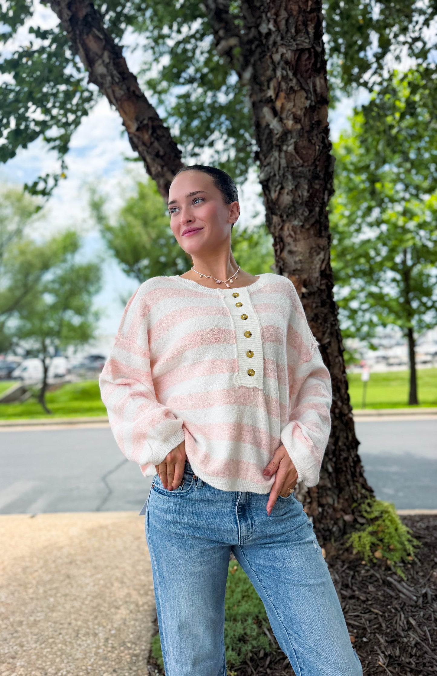 Sweet Serenity Stripe Sweater