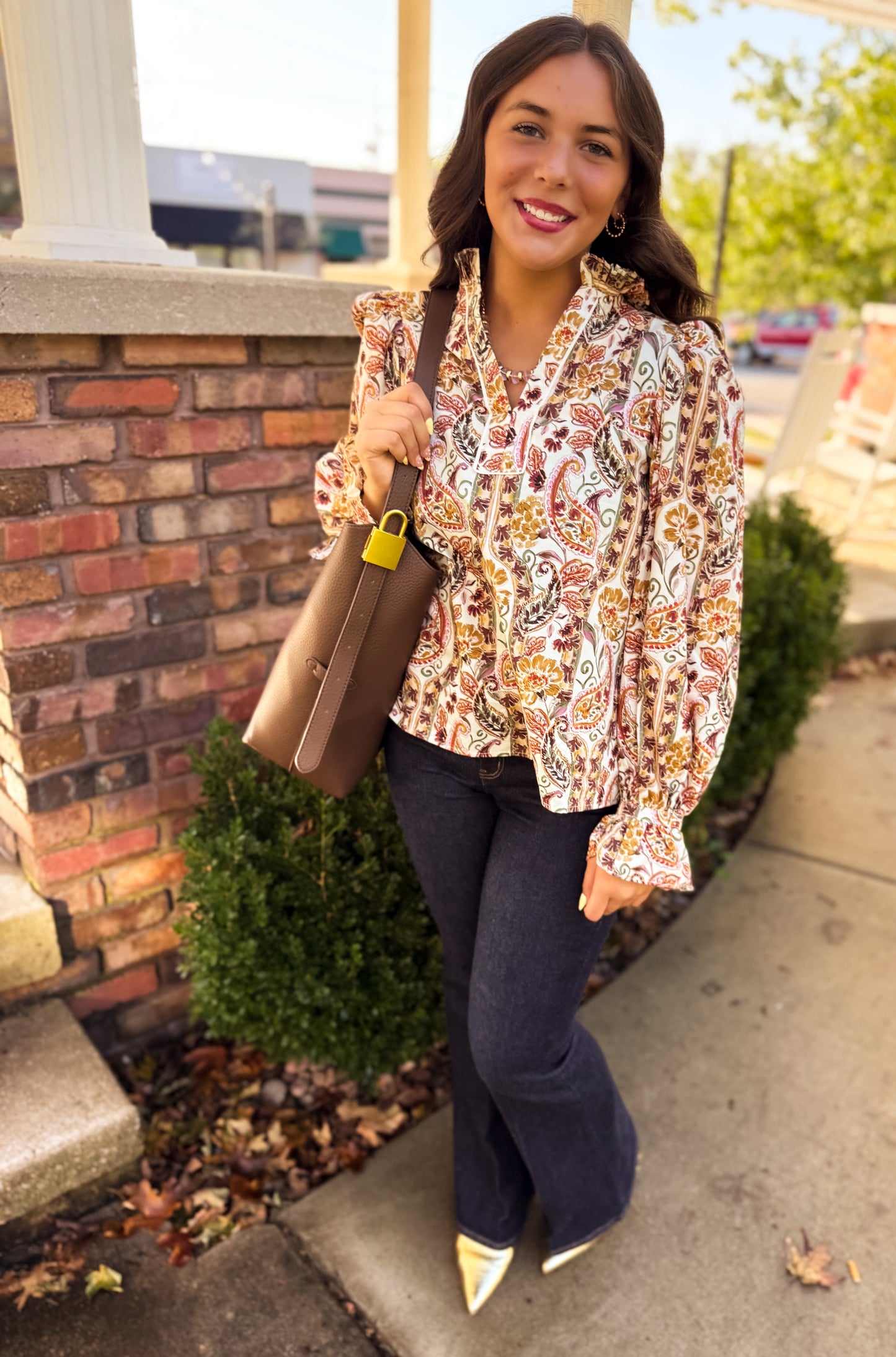 Sarah Paisley Blouse
