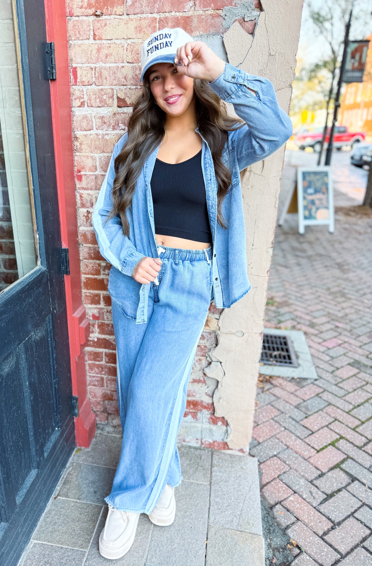 Modern Millennial Washed Denim Pant