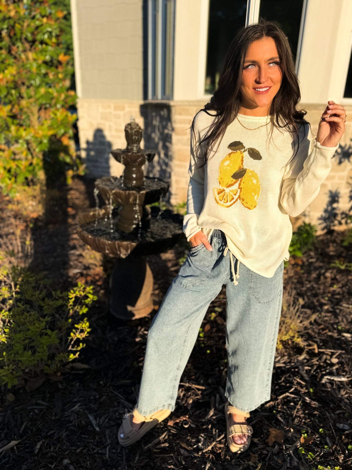 Lemon Graphic Sweater