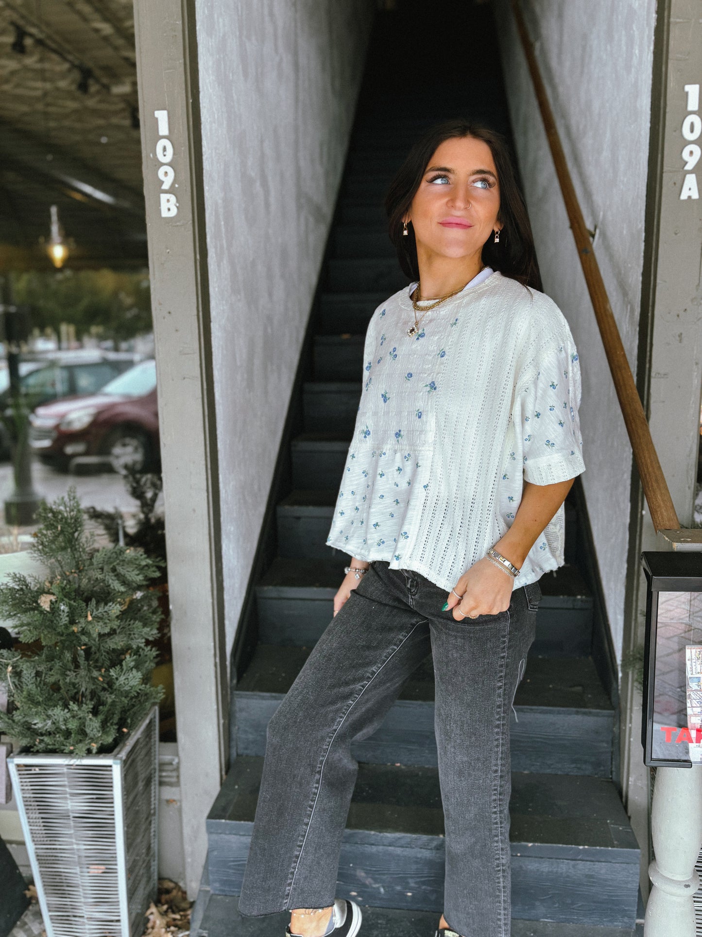 Georgina Floral Top