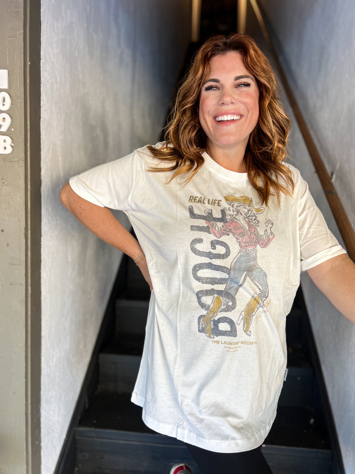 Camiseta extragrande Boogie de la vida real