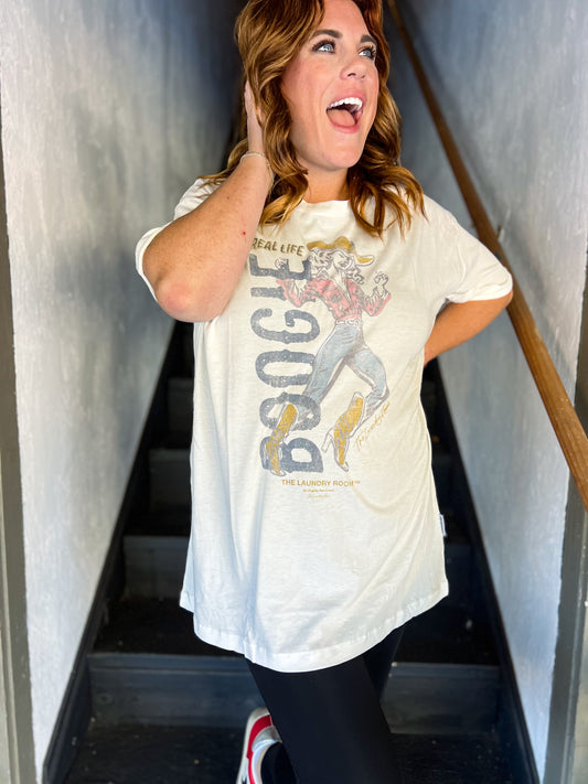 Camiseta extragrande Boogie de la vida real