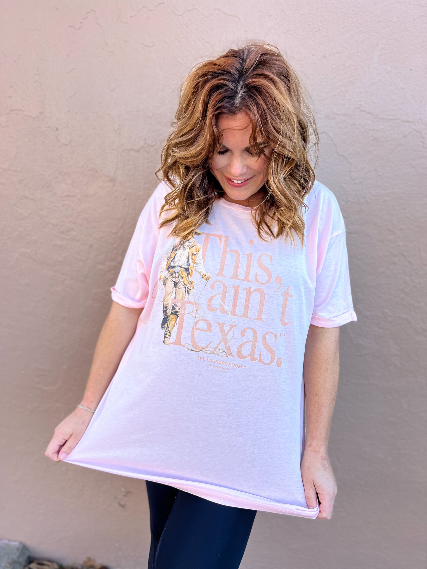 Esta no es una camiseta de gran tamaño de Texas Roper