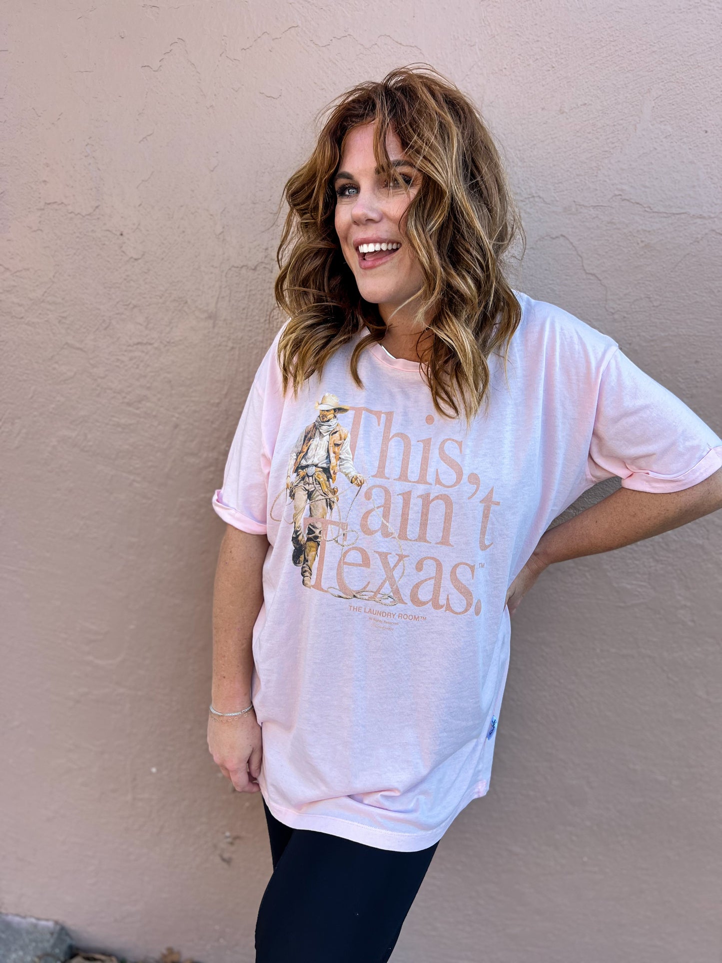 Esta no es una camiseta de gran tamaño de Texas Roper