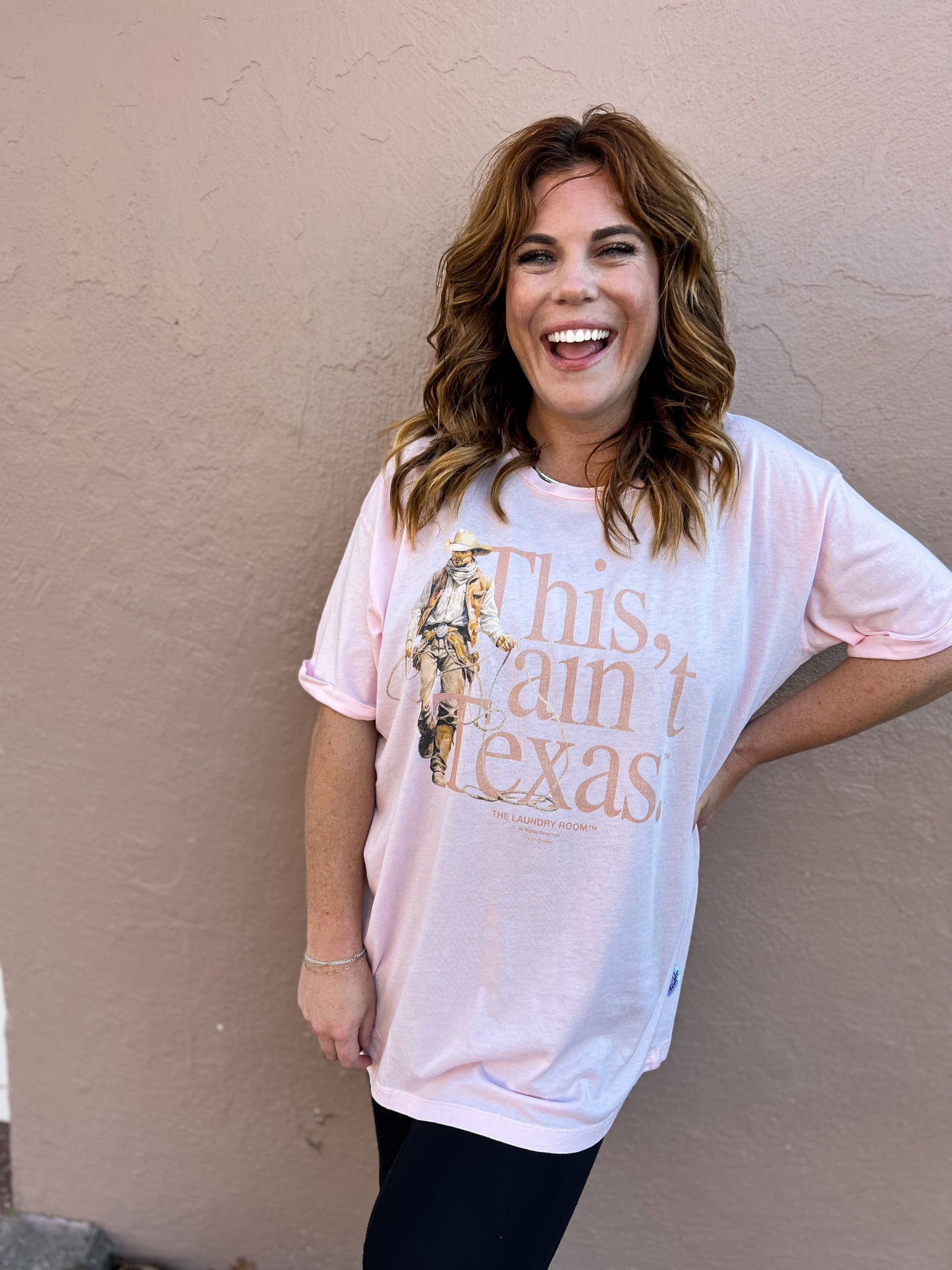 Esta no es una camiseta de gran tamaño de Texas Roper