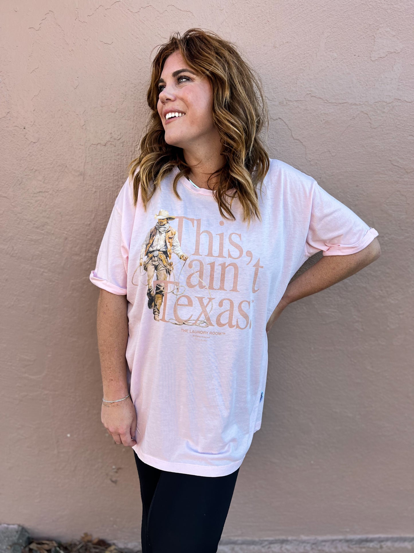 Esta no es una camiseta de gran tamaño de Texas Roper