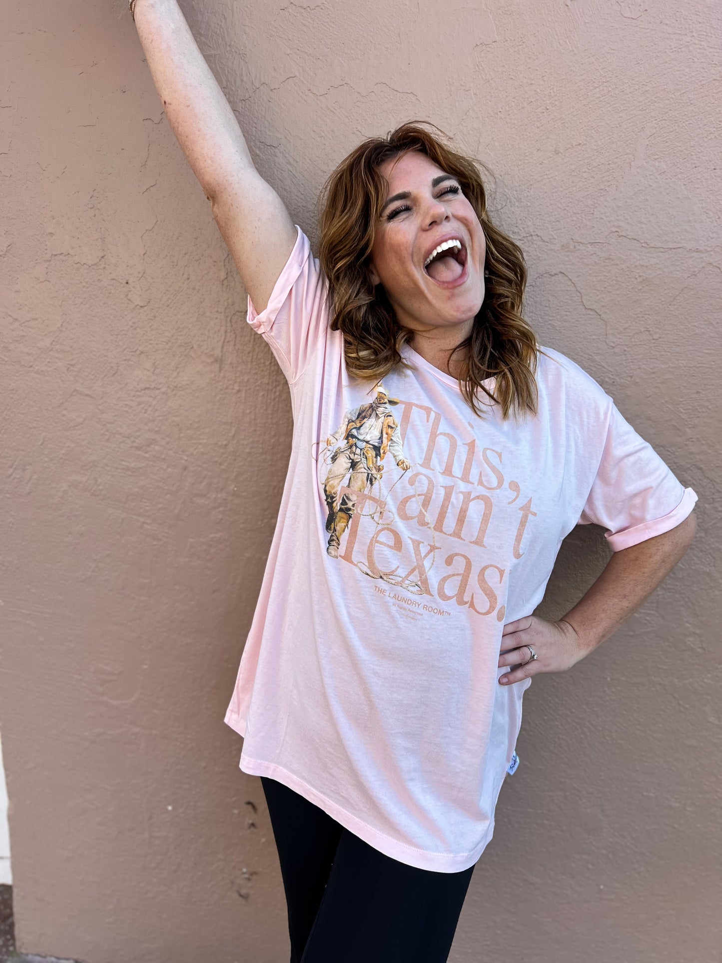 Esta no es una camiseta de gran tamaño de Texas Roper
