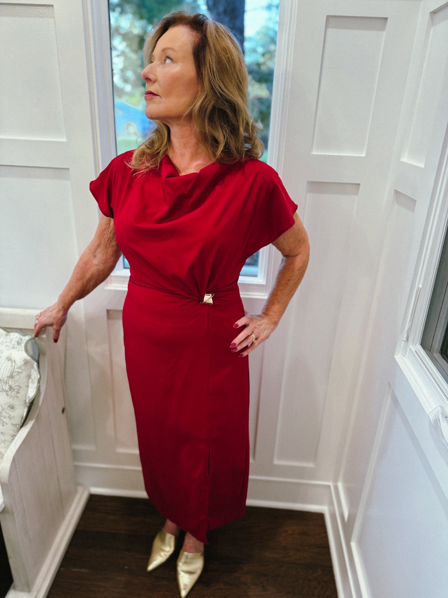 Scarlett Nights Midi Dress