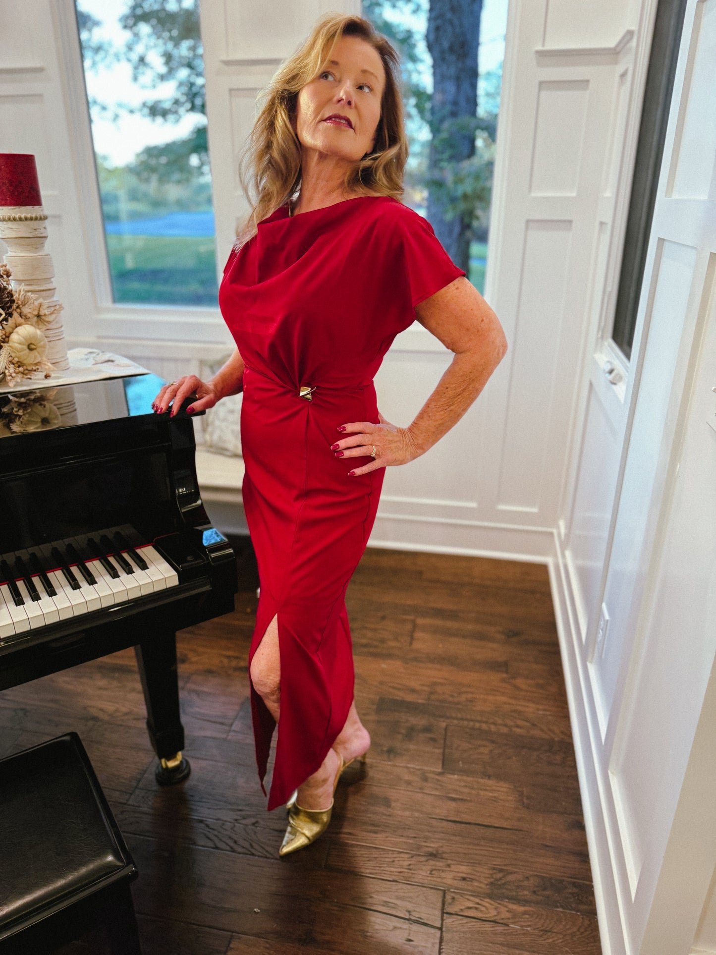 Scarlett Nights Midi Dress