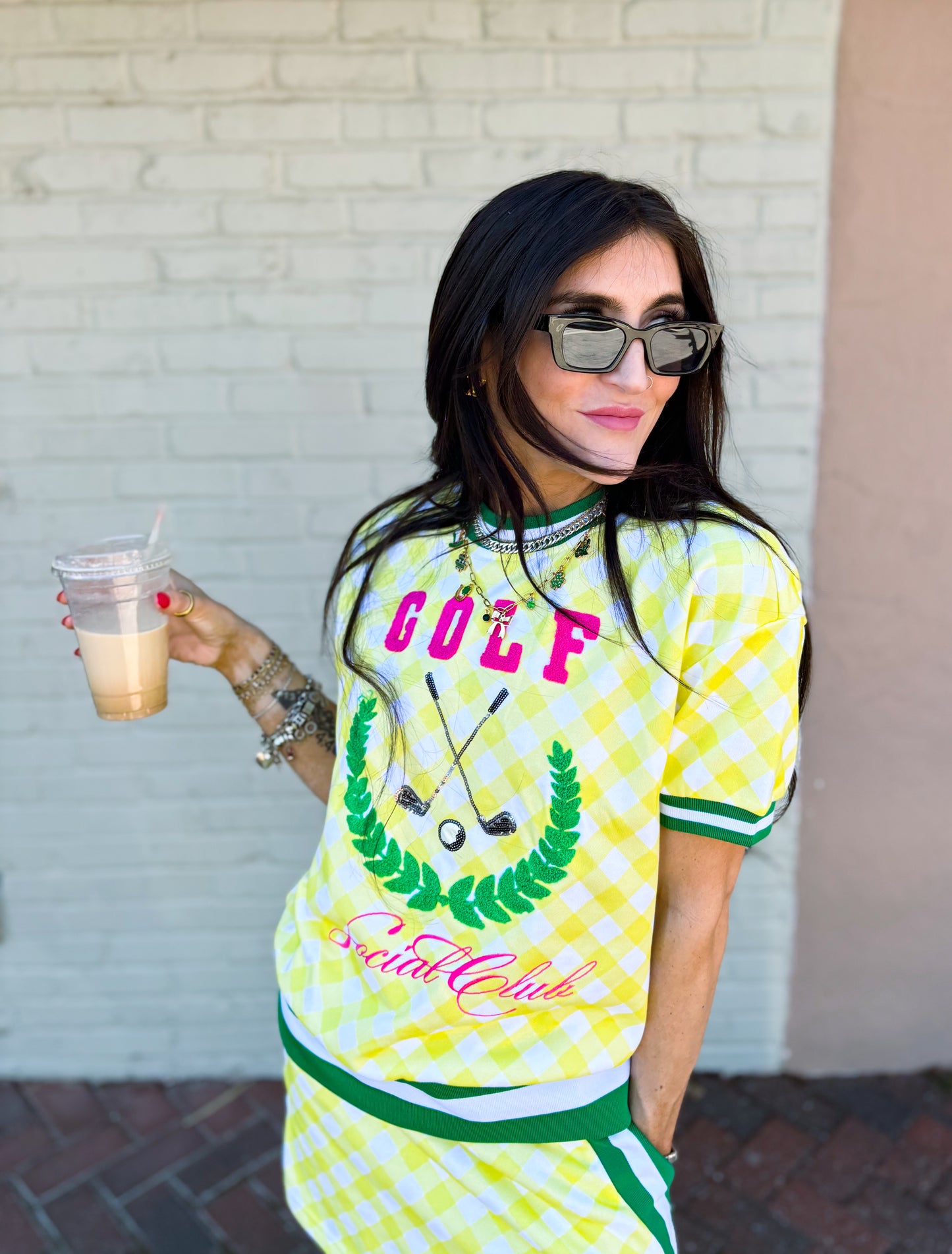 Golf Social Club Sweatshirt Tee