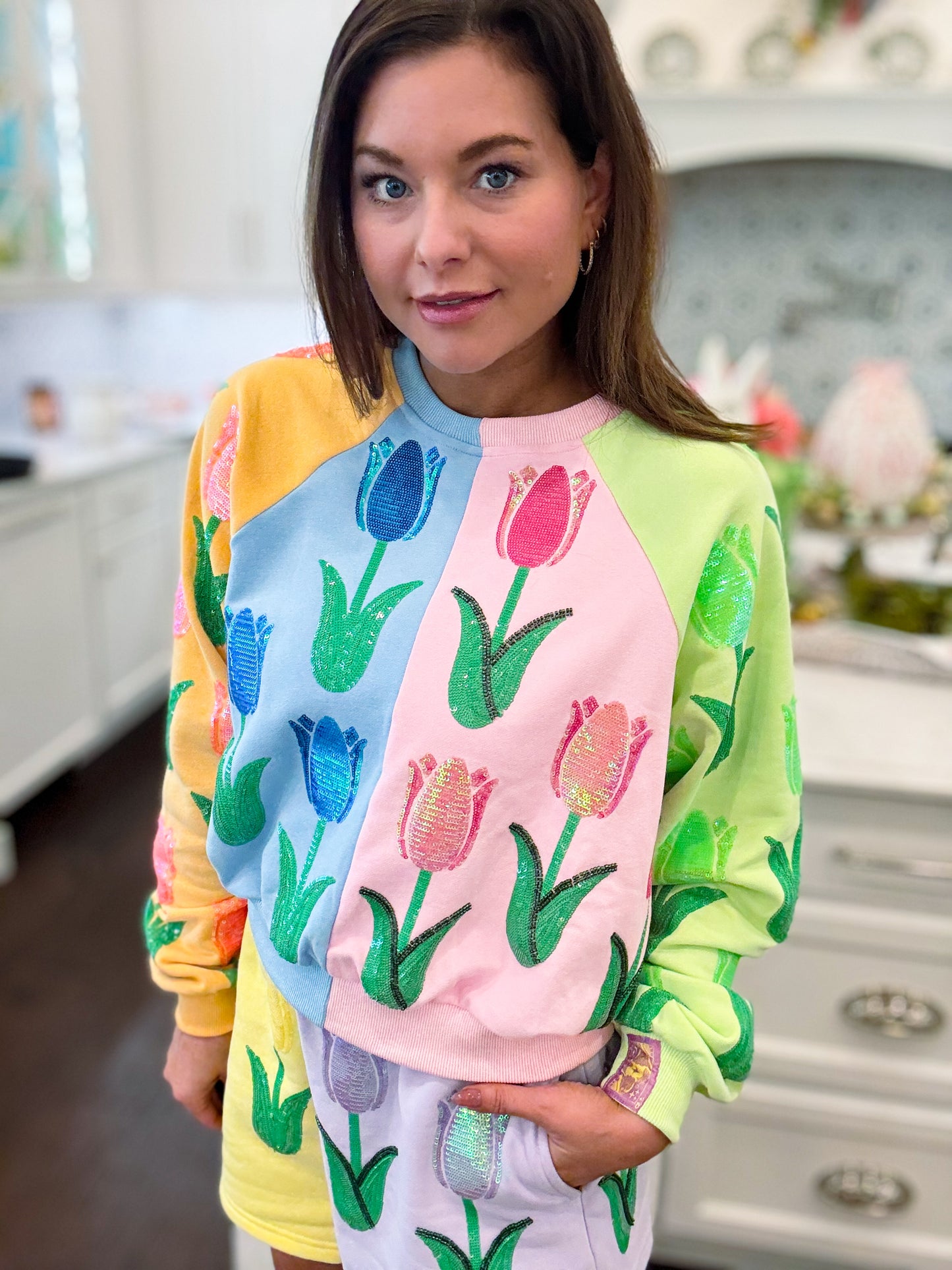 Neon Colorblock Tulip Short