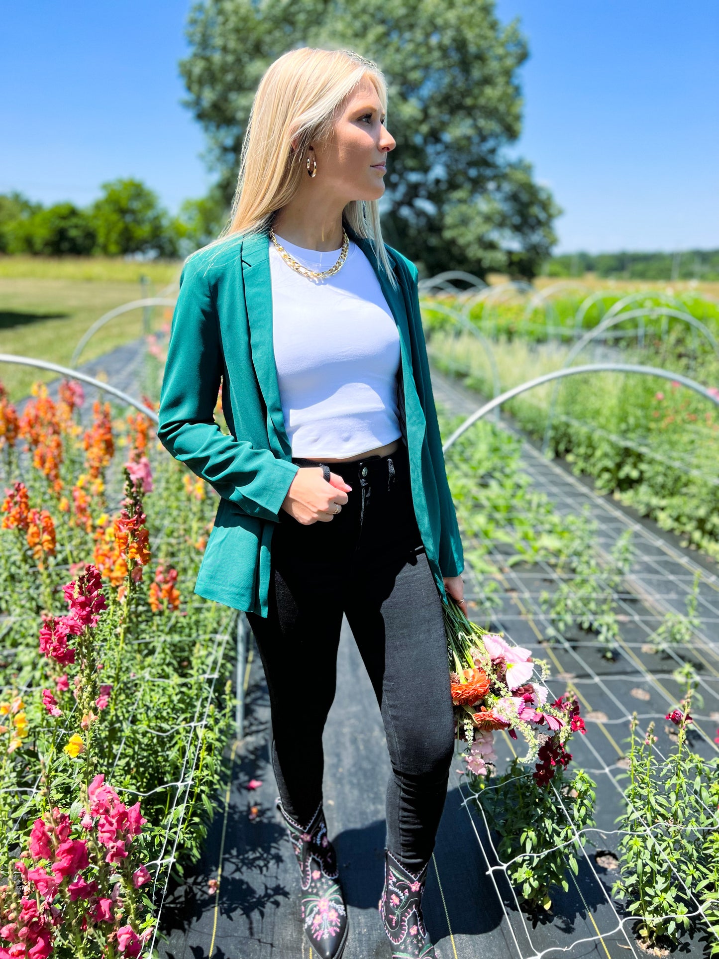 Gemstone Green Blazer