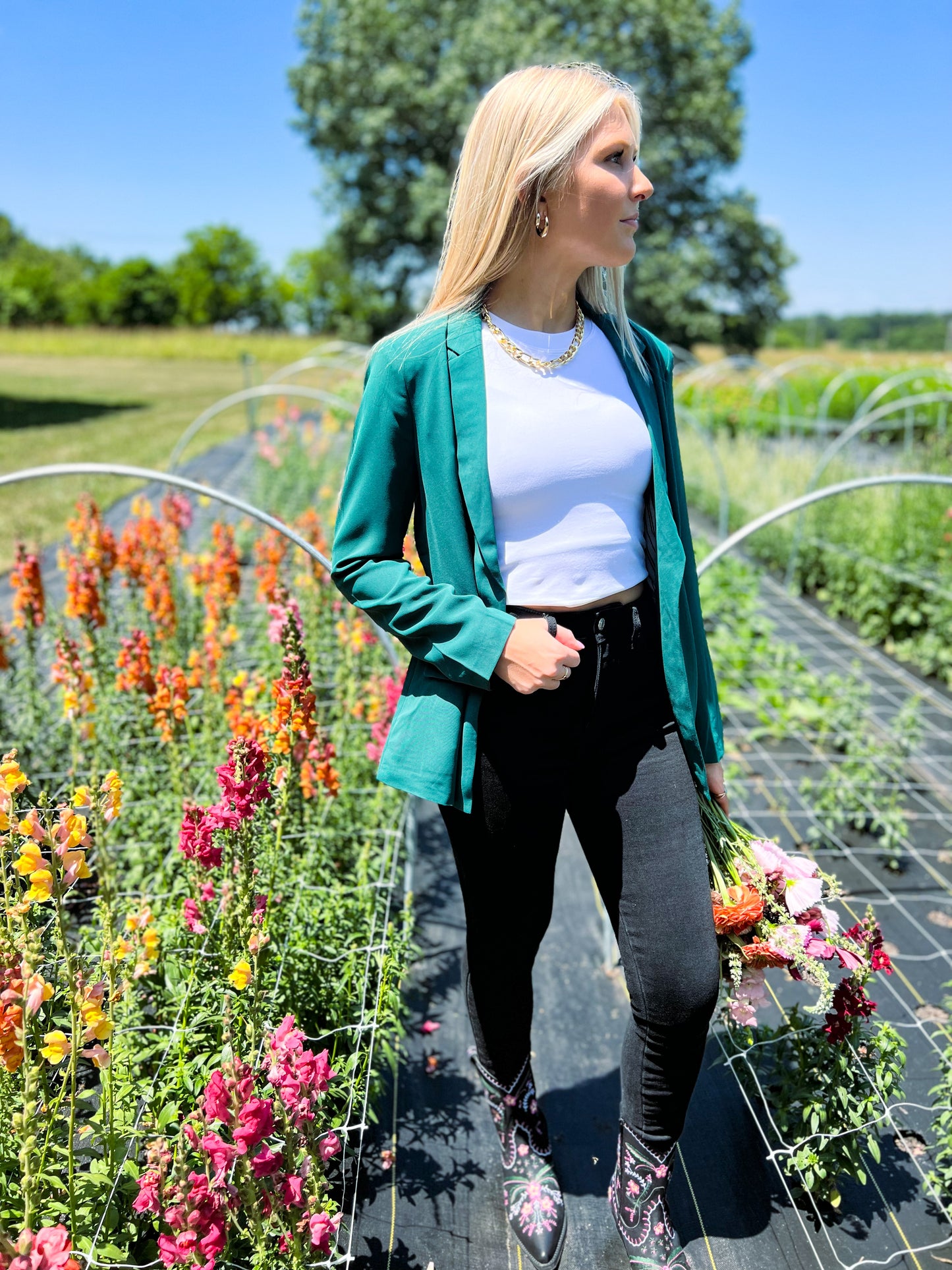 Gemstone Green Blazer