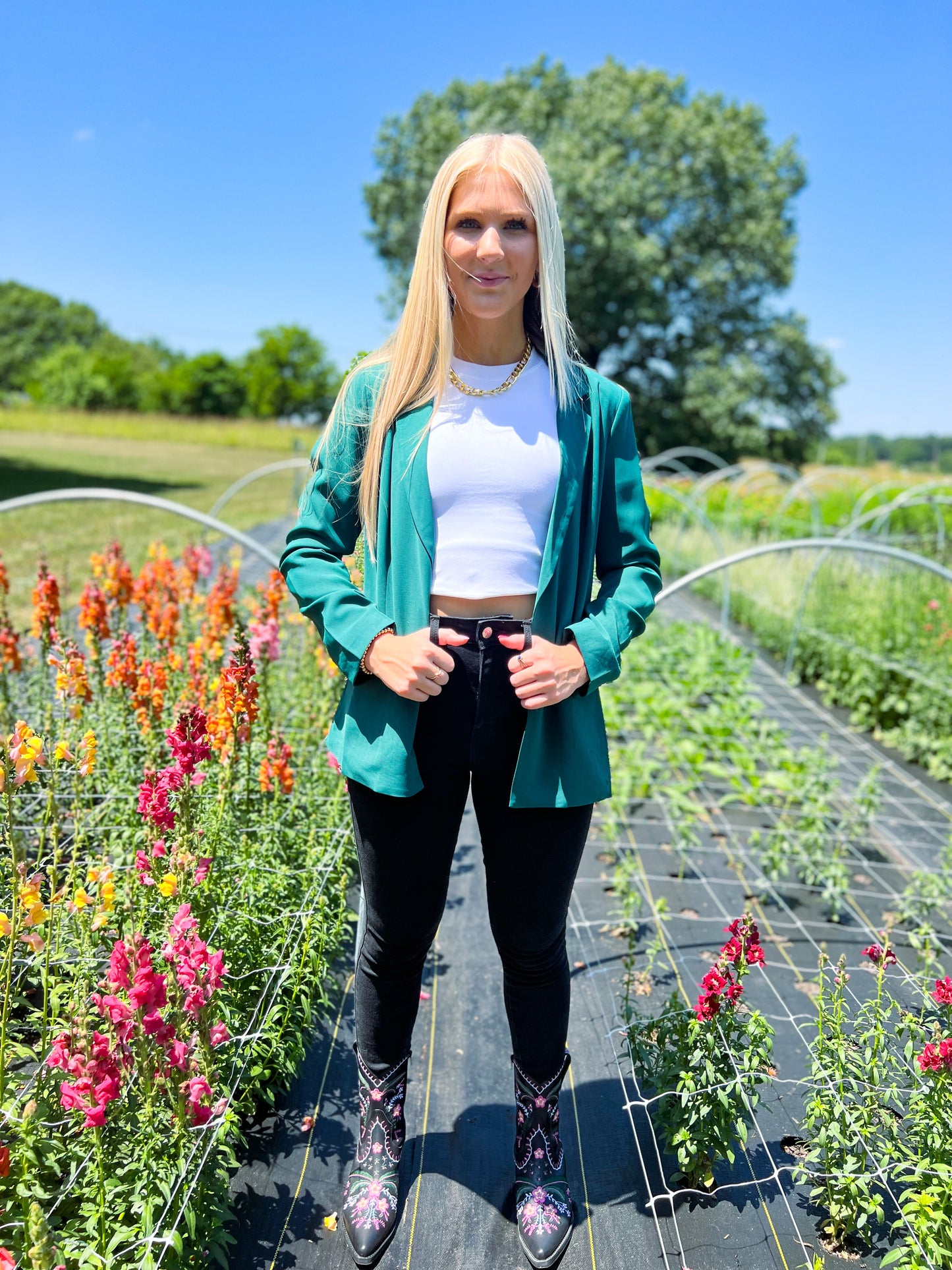 Gemstone Green Blazer