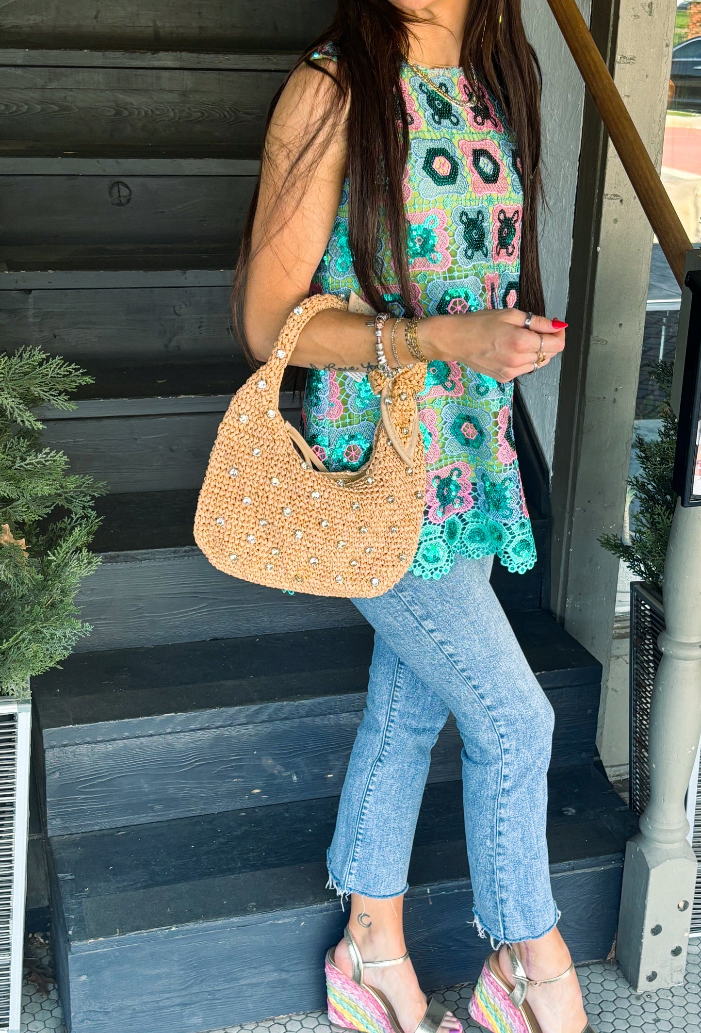 Turquoise Mosaic Tunic