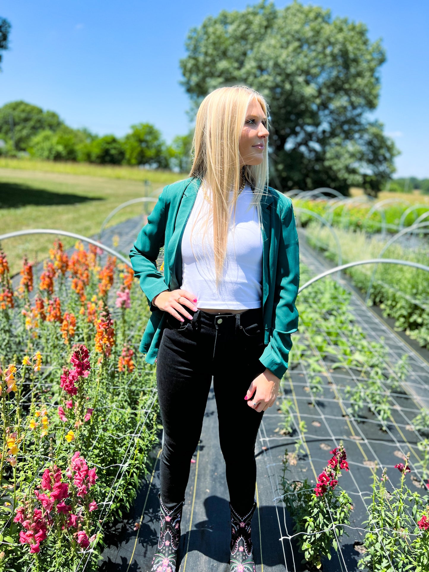 Gemstone Green Blazer