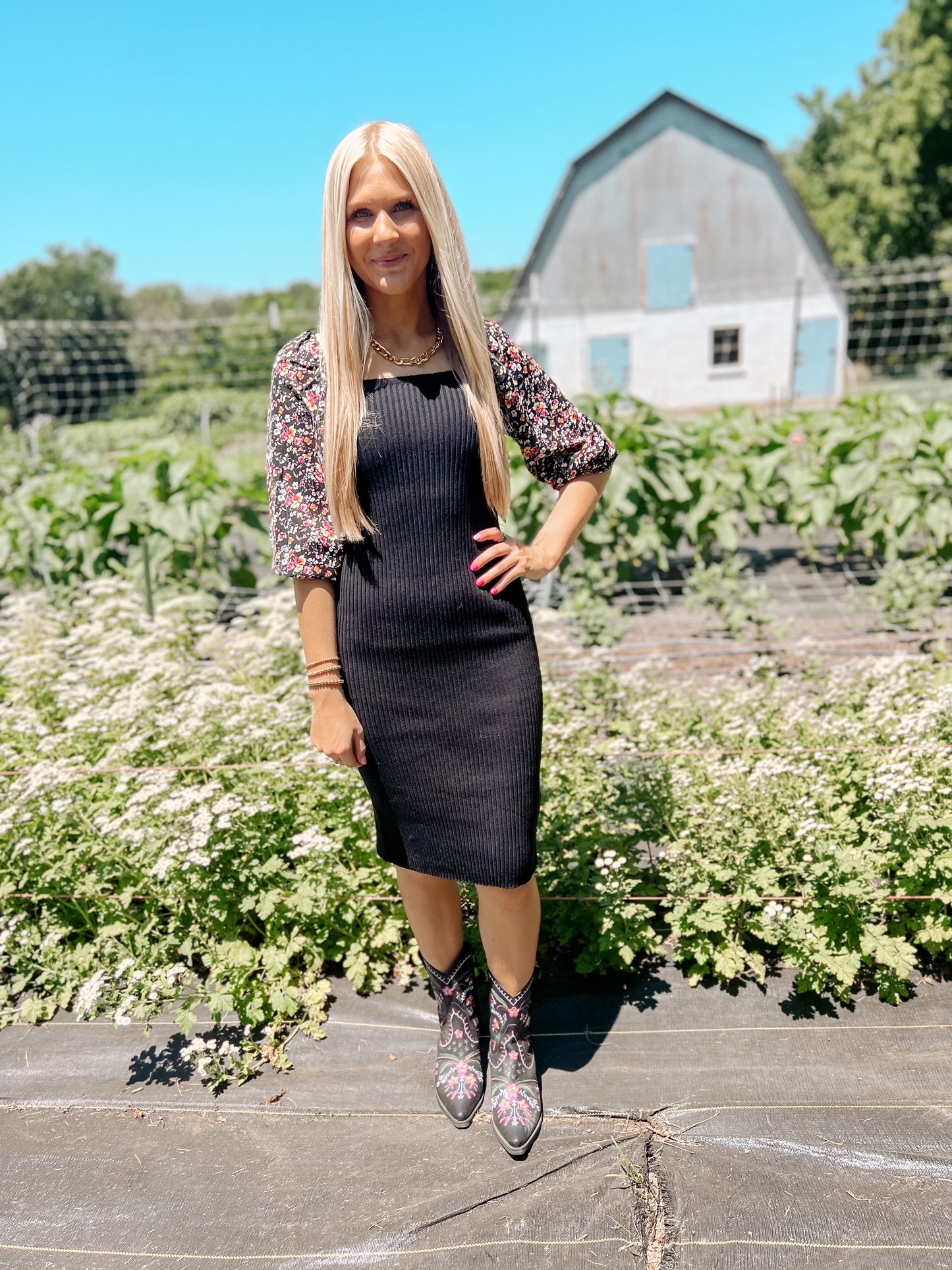 Serena Ribbed Dress