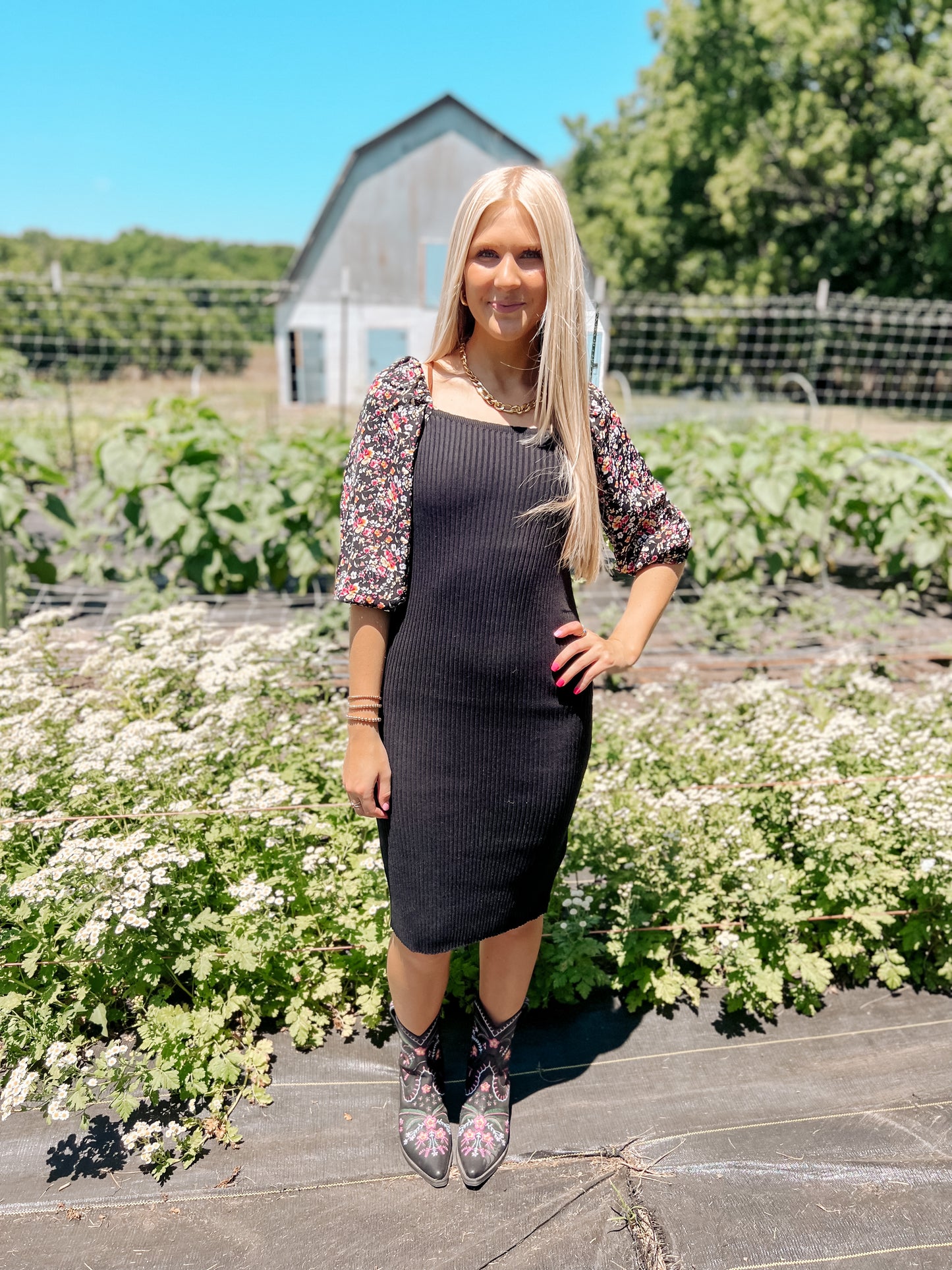Serena Ribbed Dress