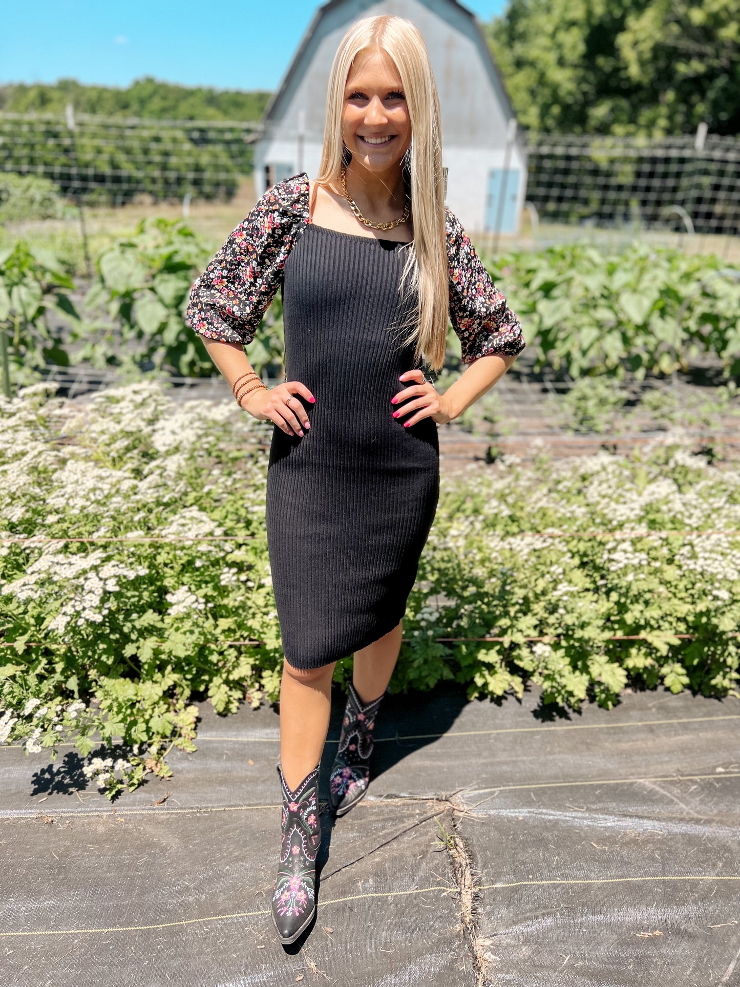 Serena Ribbed Dress