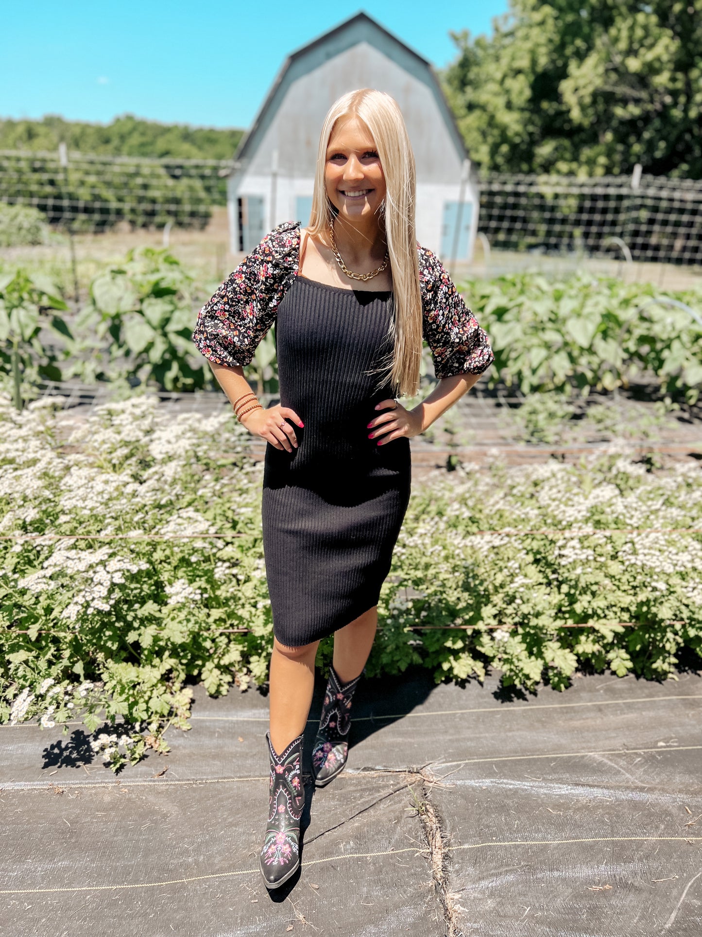 Serena Ribbed Dress