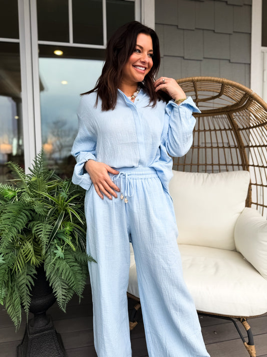 Dunedin Pants in Oceana Blue