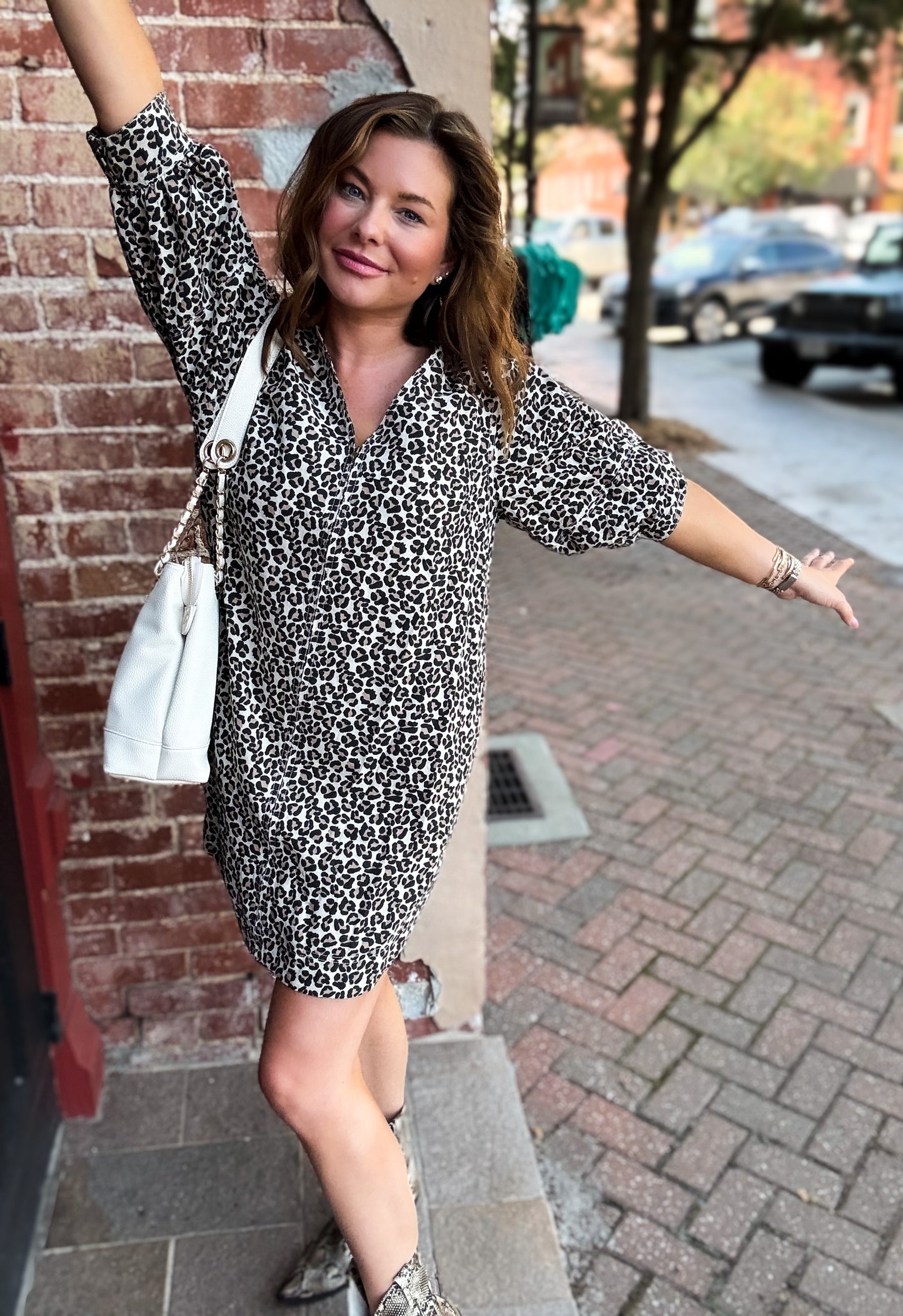 Cheetah Chic Mini Dress