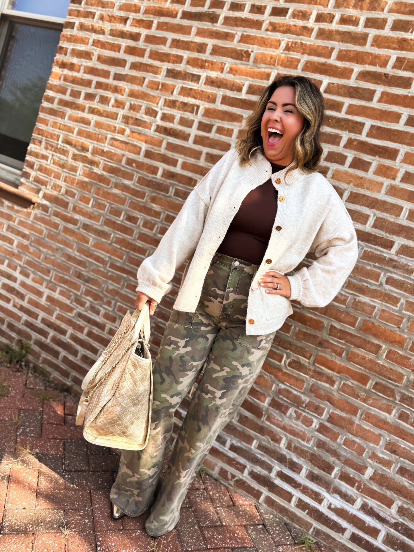 Oatmeal Luxe Layer Cardigan