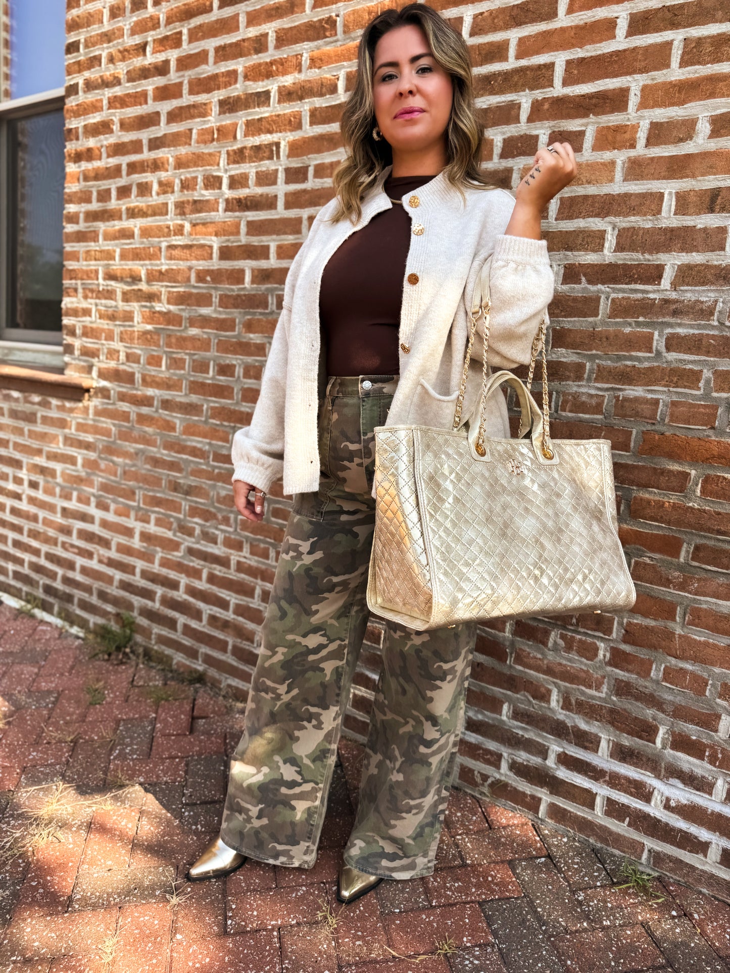Oatmeal Luxe Layer Cardigan