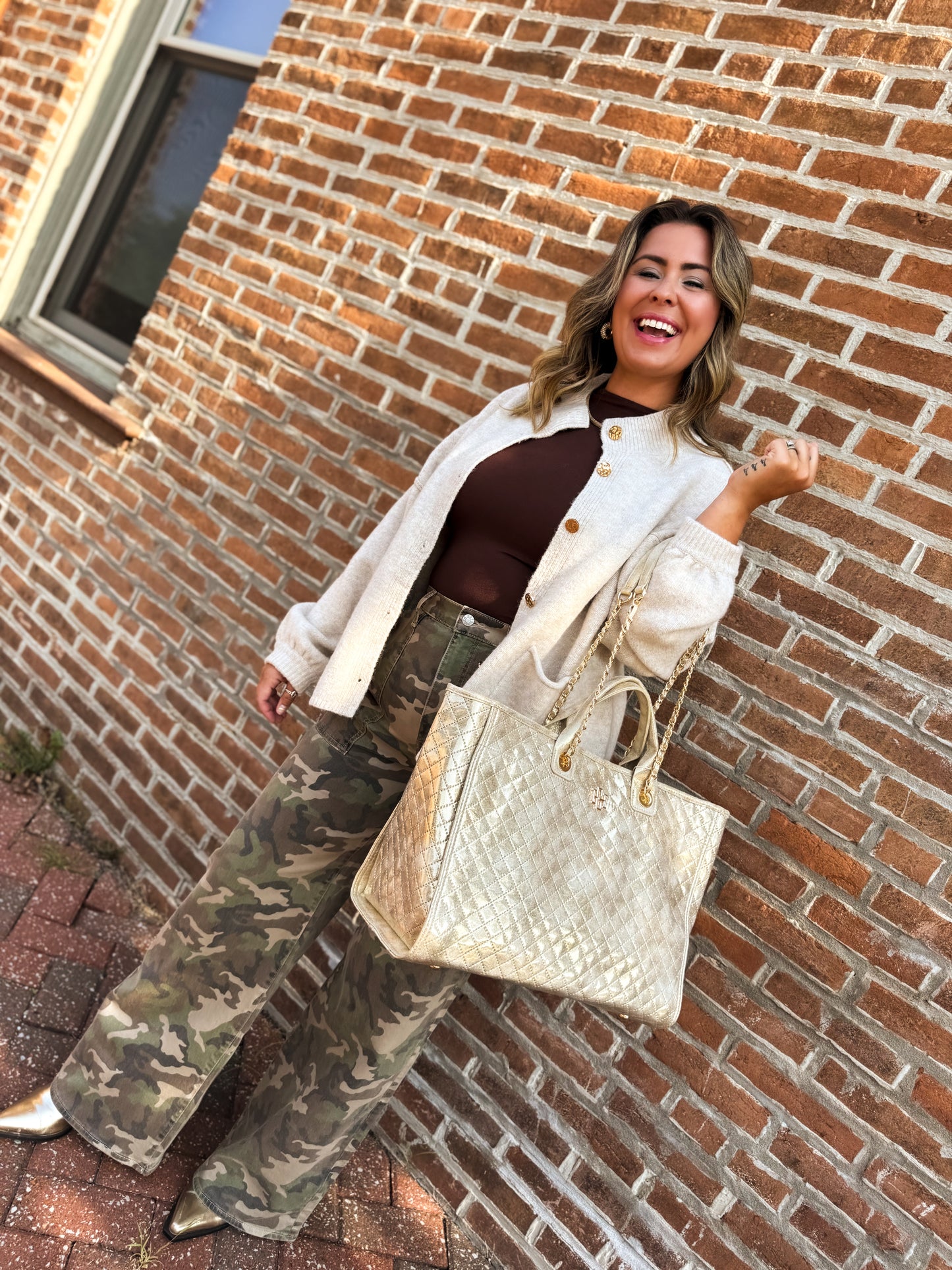 Oatmeal Luxe Layer Cardigan