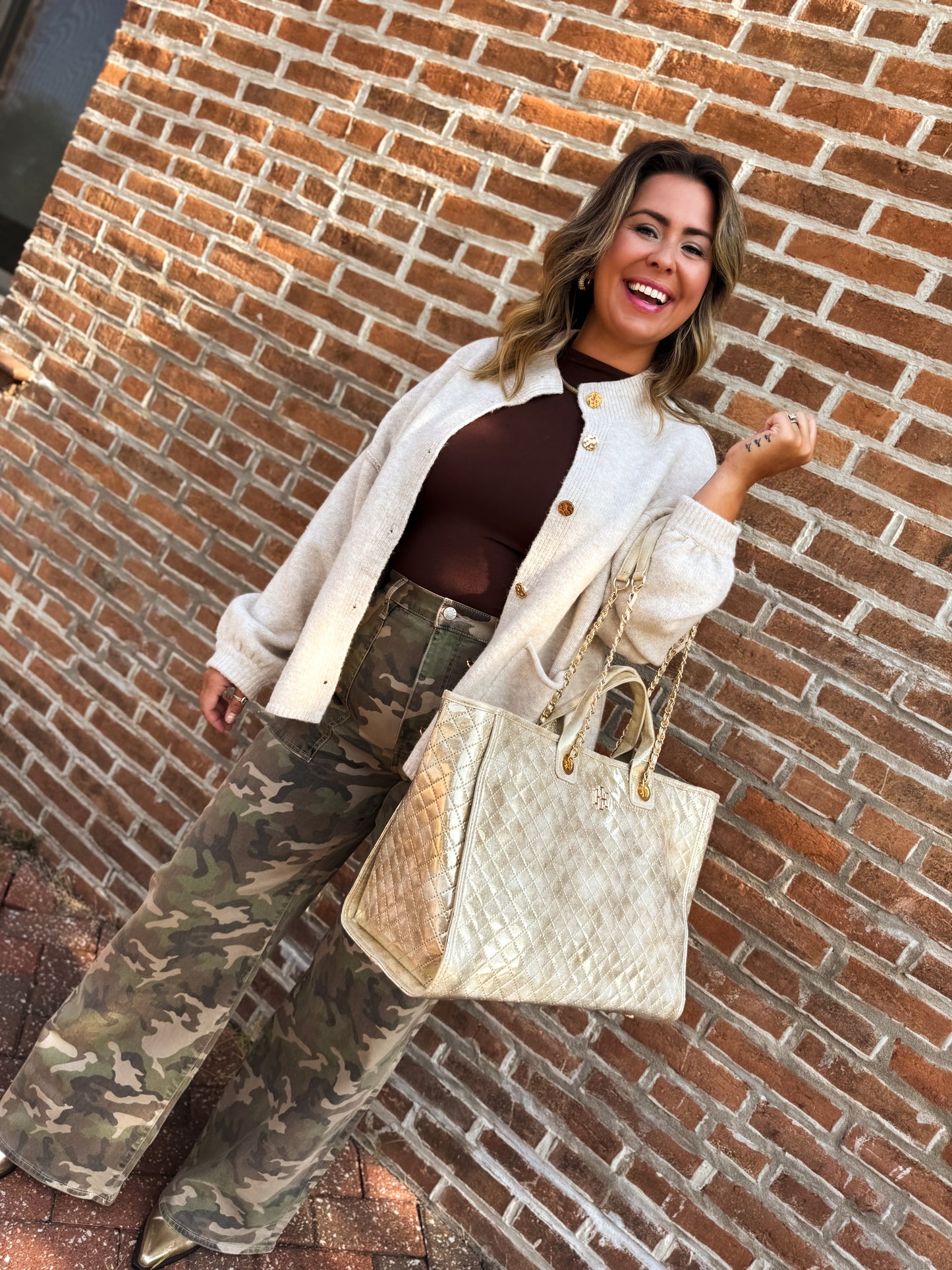 Oatmeal Luxe Layer Cardigan