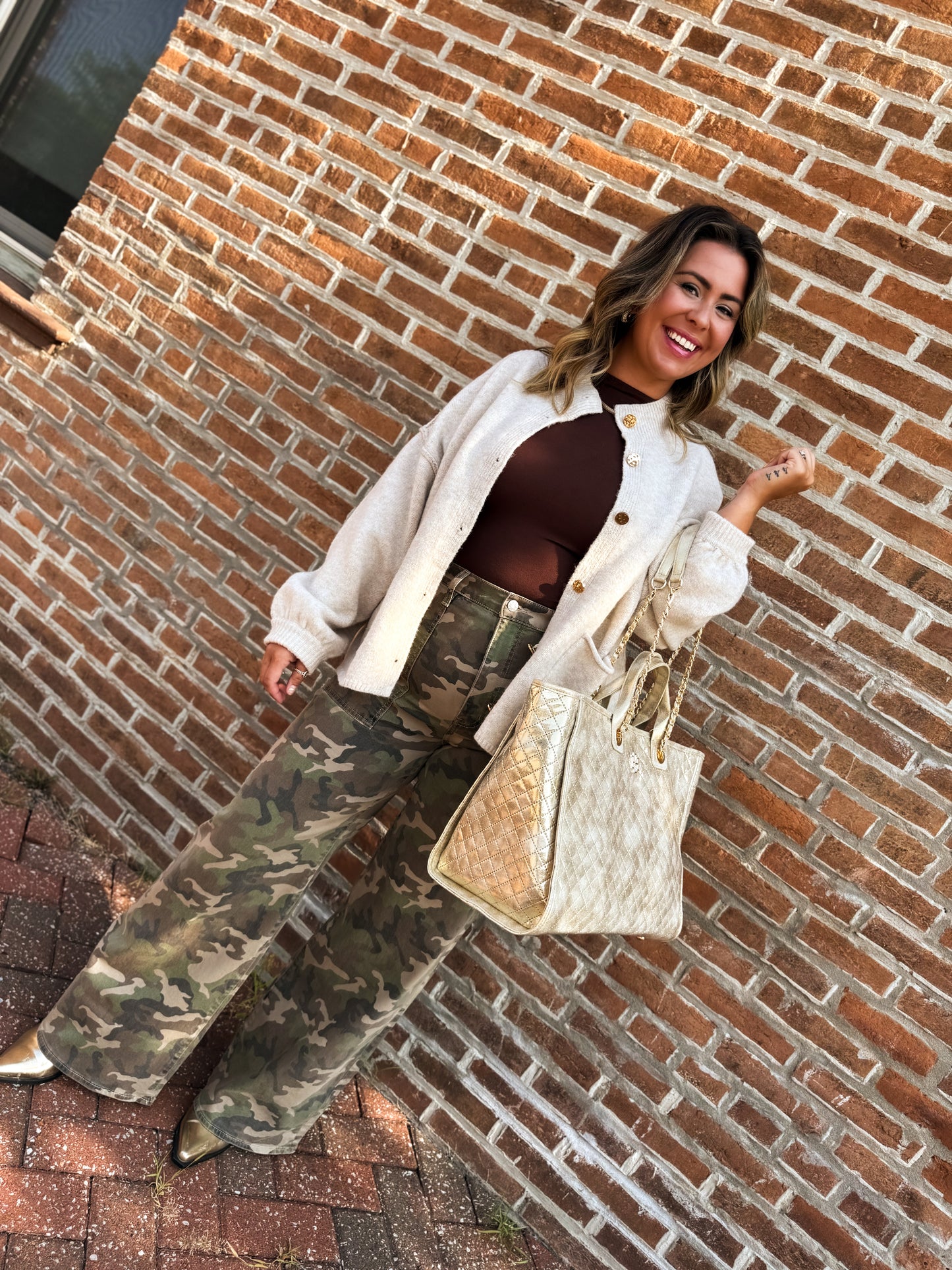 Oatmeal Luxe Layer Cardigan