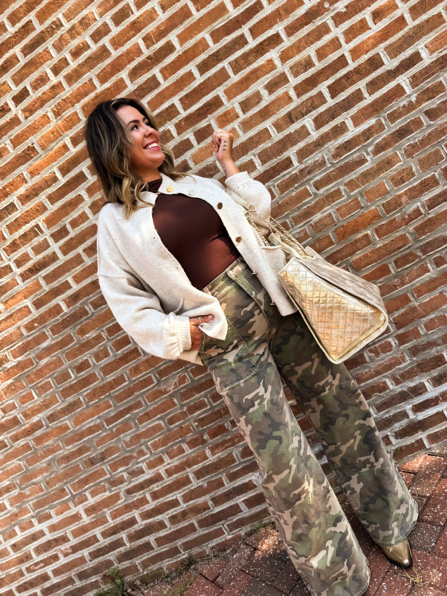 Camo Far Out Patch Pocket Hideaway