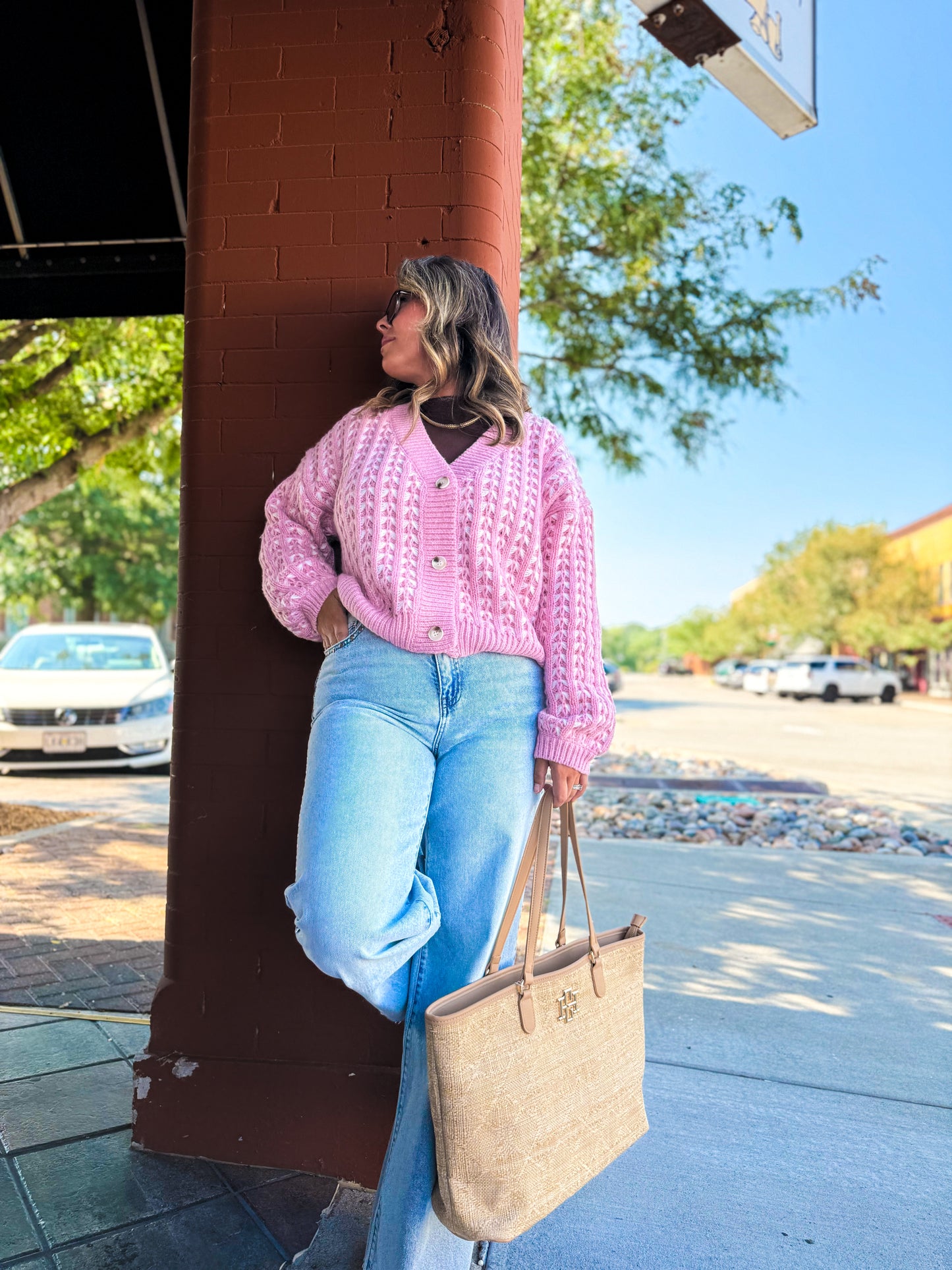 Bubblegum Twist Cardigan