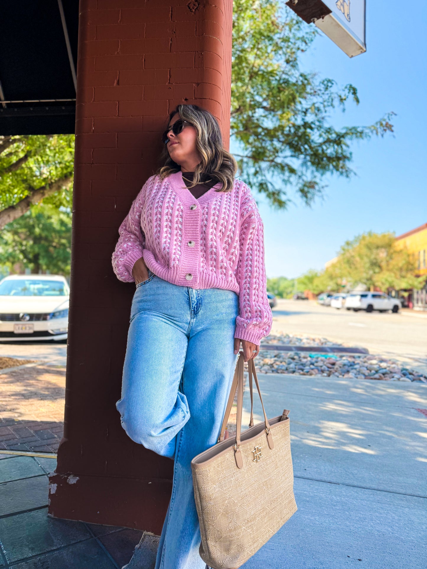 Bubblegum Twist Cardigan