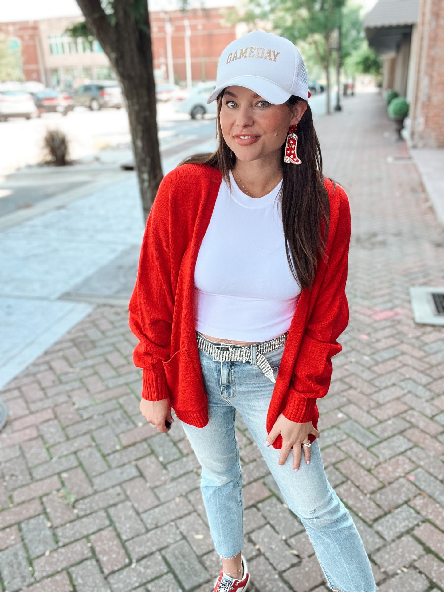 True Story Open Front Cardigan Sweater