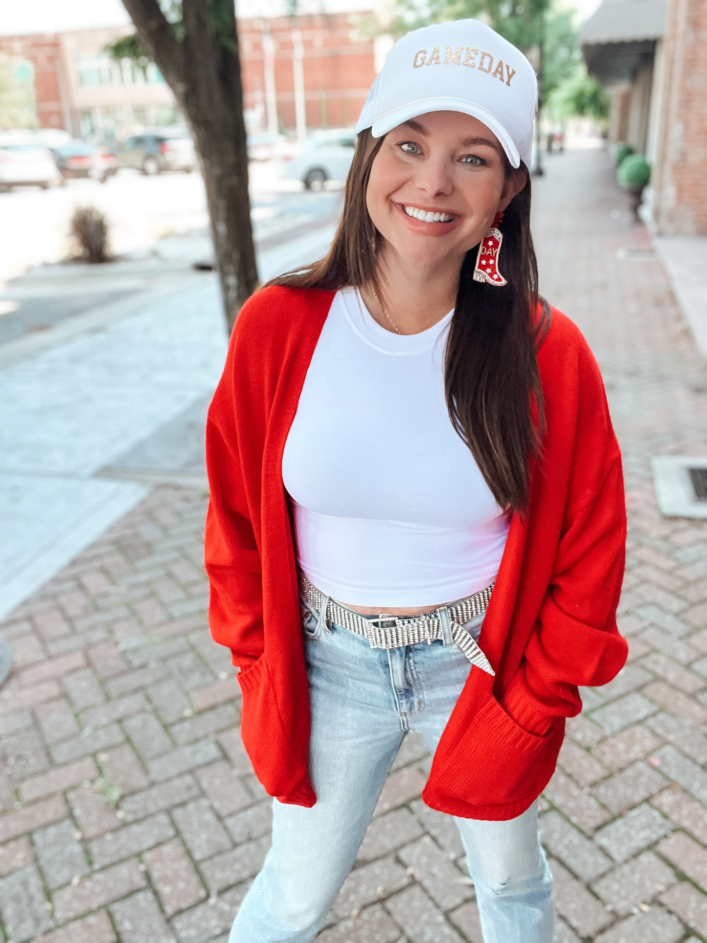 True Story Open Front Cardigan Sweater