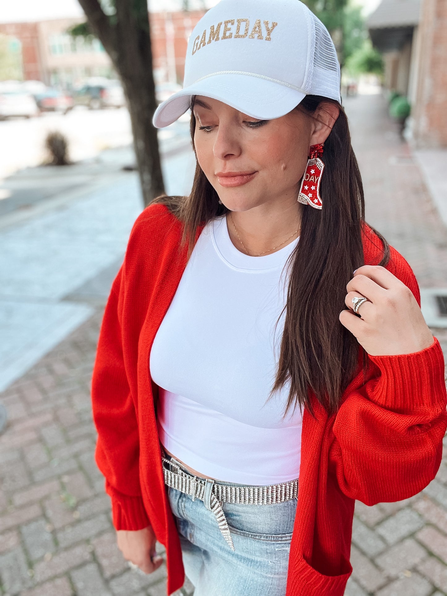 True Story Open Front Cardigan Sweater