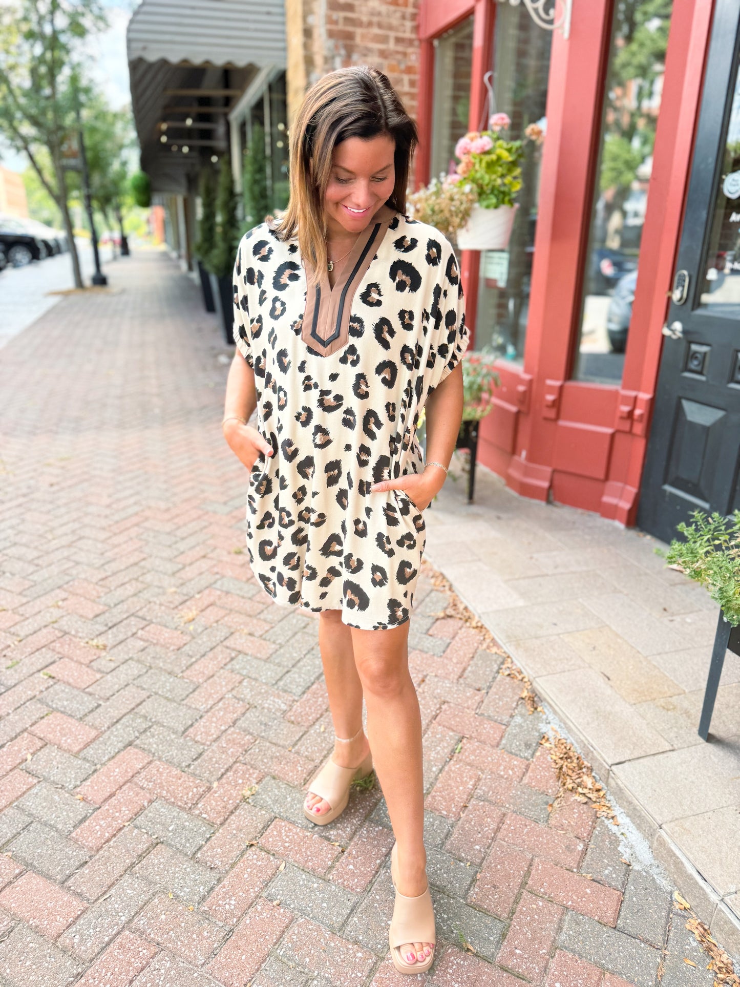 Imogen Spotted Mini Dress