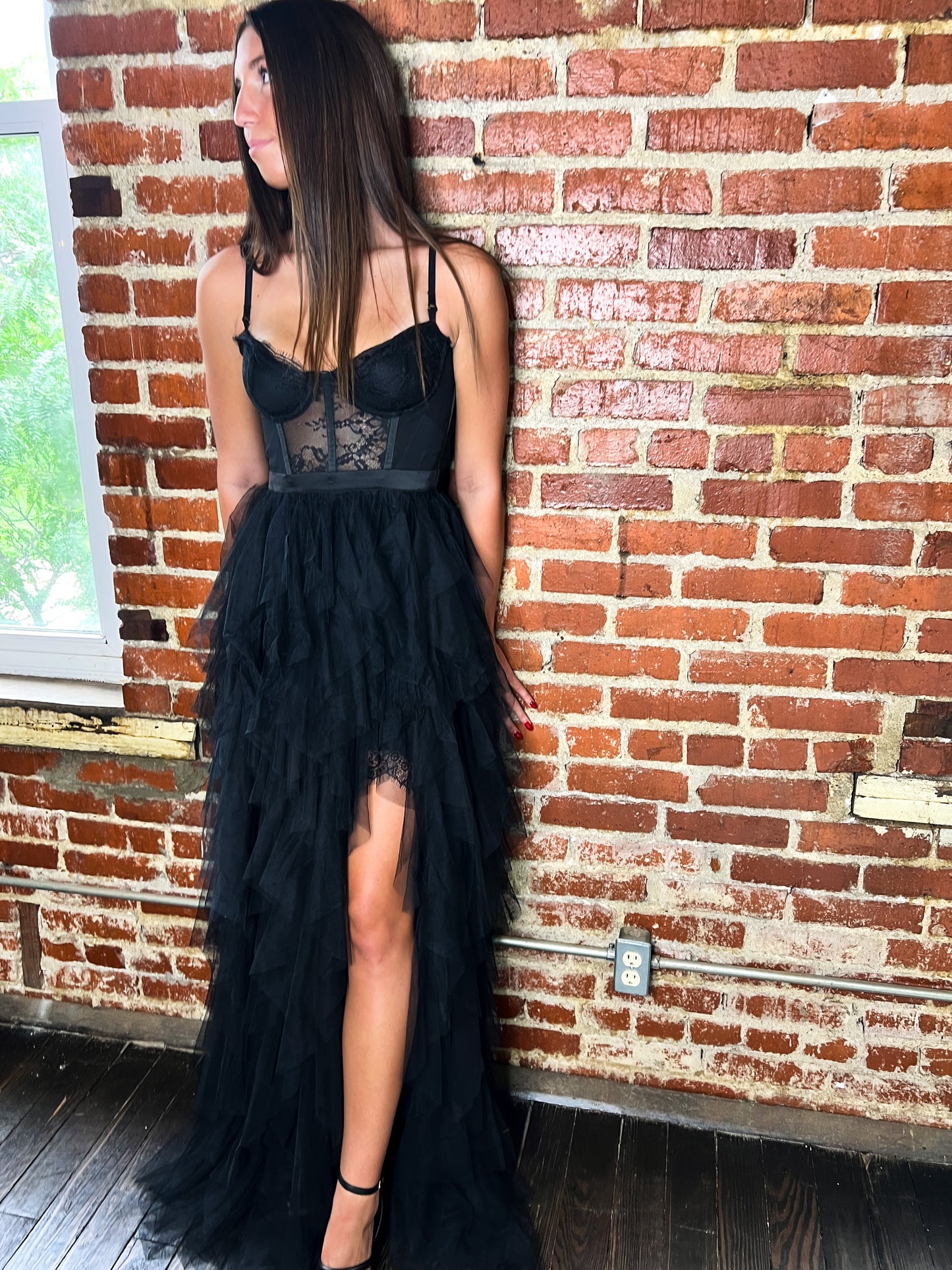 Showstopper Tulle & Lace Dress