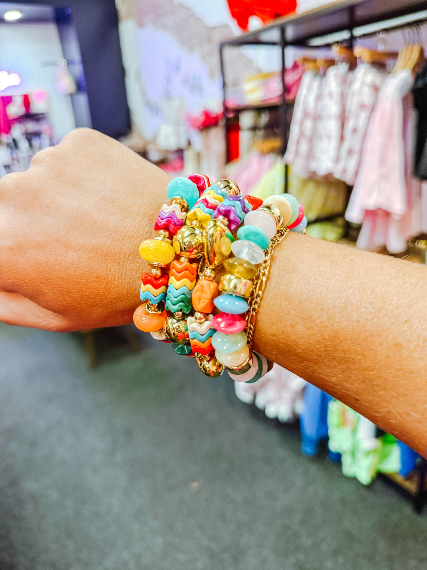 Heart Pop Gold Bracelet