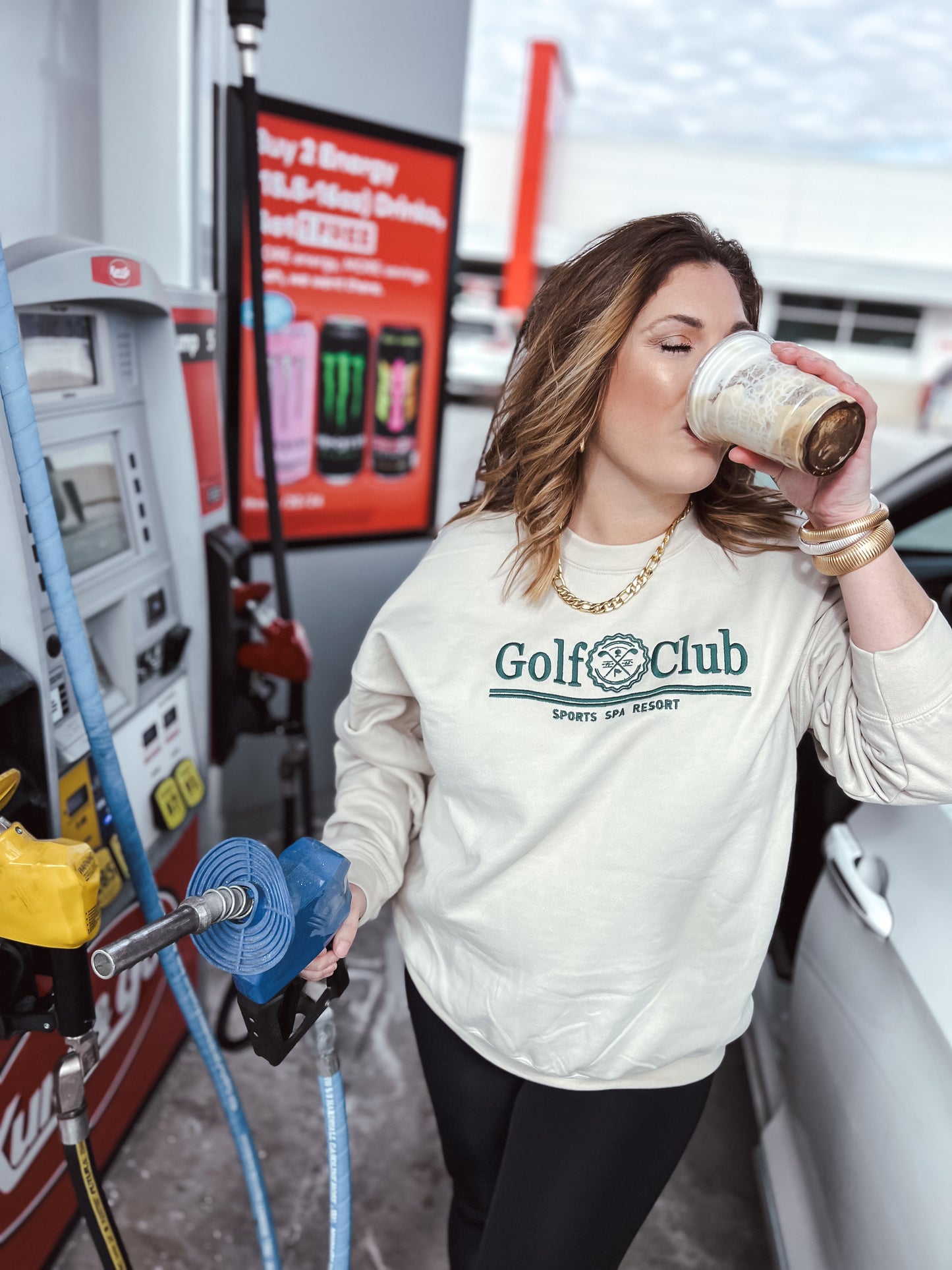 Embroidered Golf Club Sweatshirt