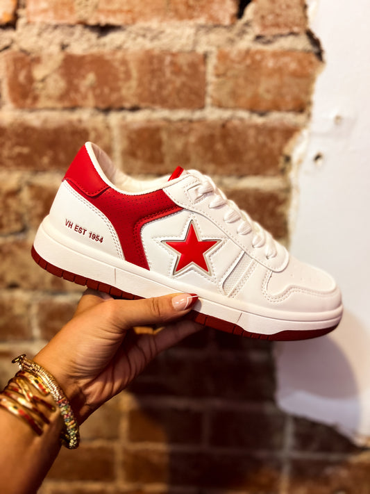Zapatillas deportivas rojas frescas de la Habana Vintage