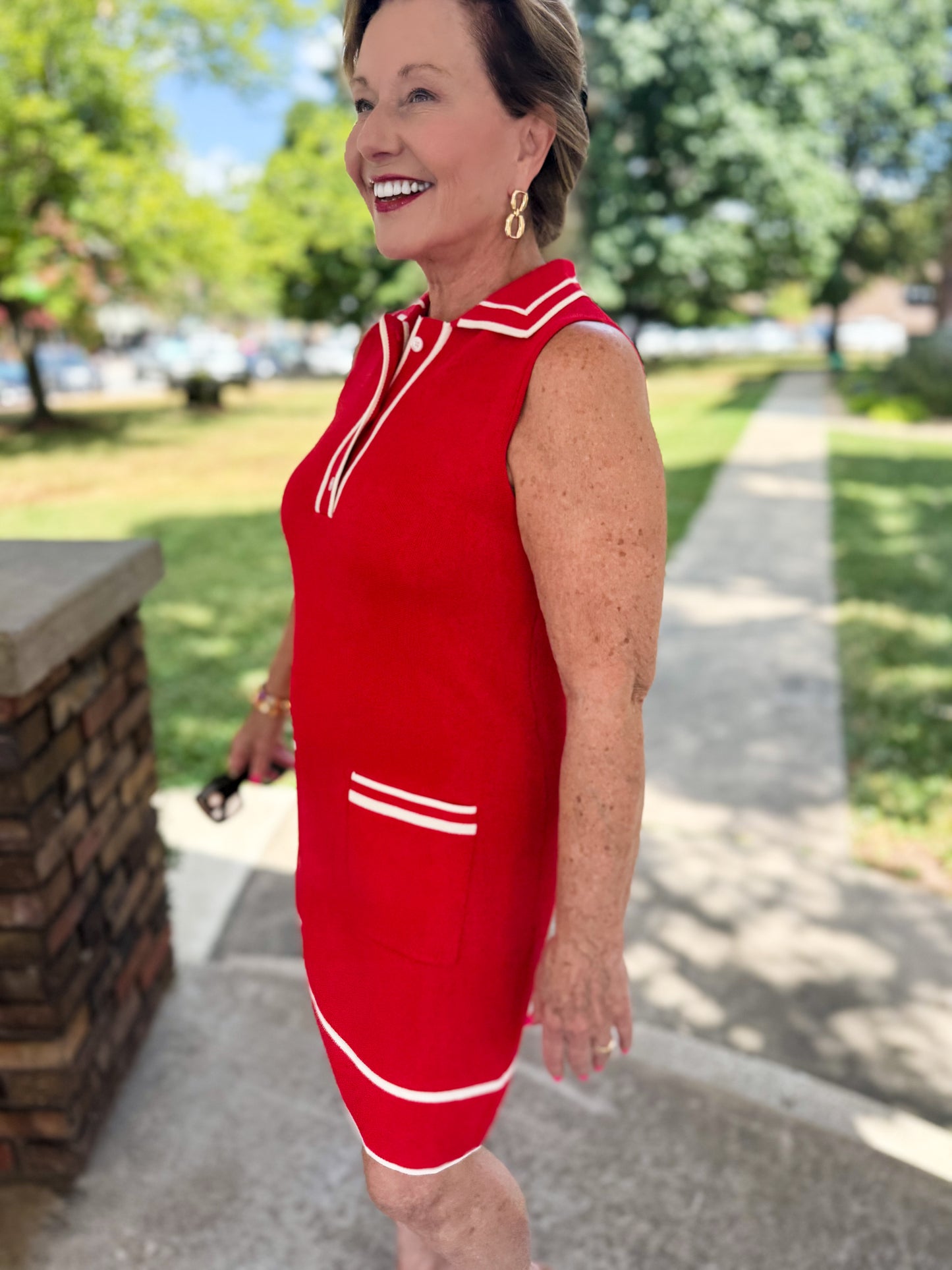 Varsity Chic Knit Dress