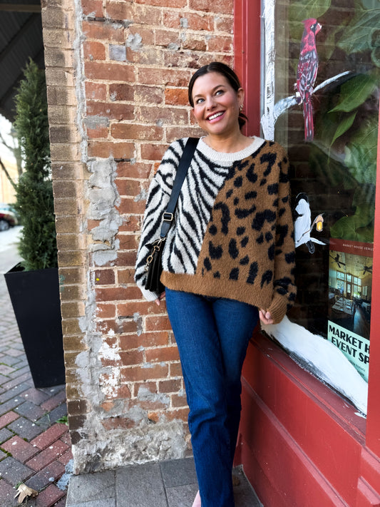 Safari Split Sweater