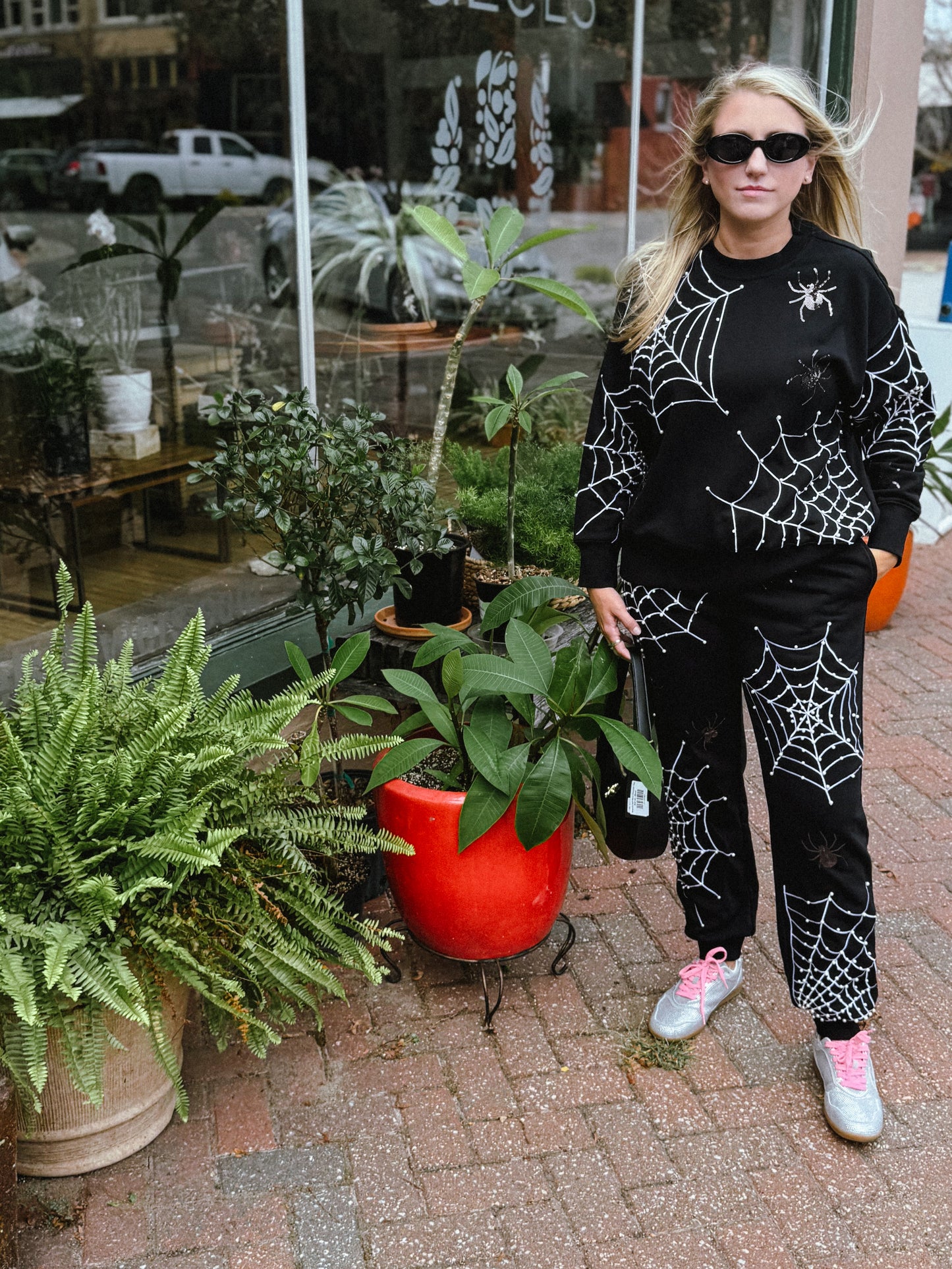 Pearl Spiderweb Sweatshirt