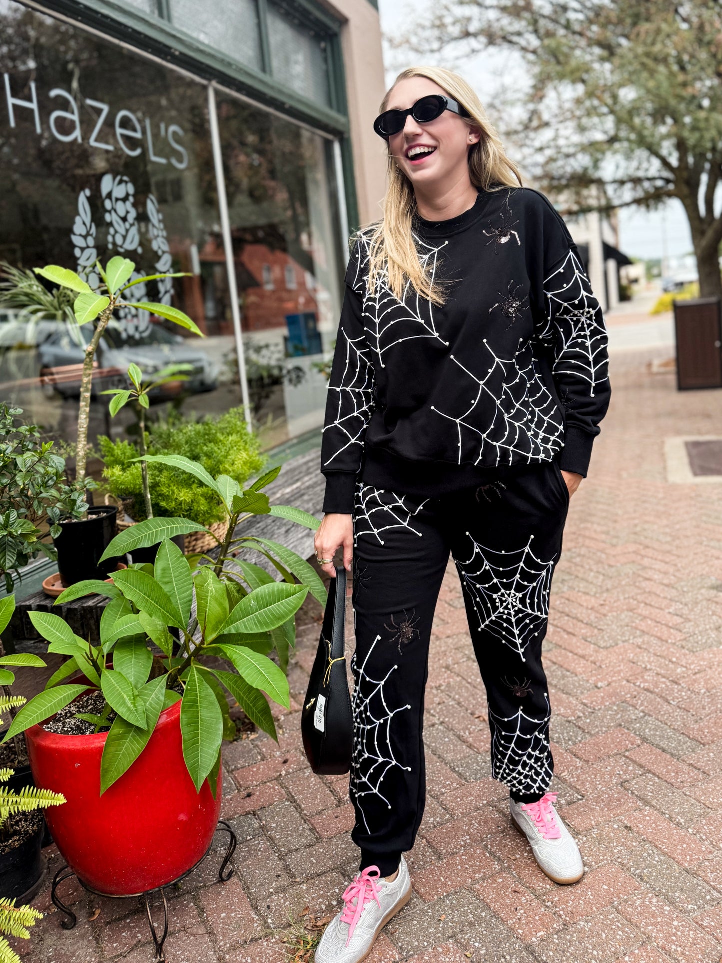Pearl Spiderweb Sweatshirt